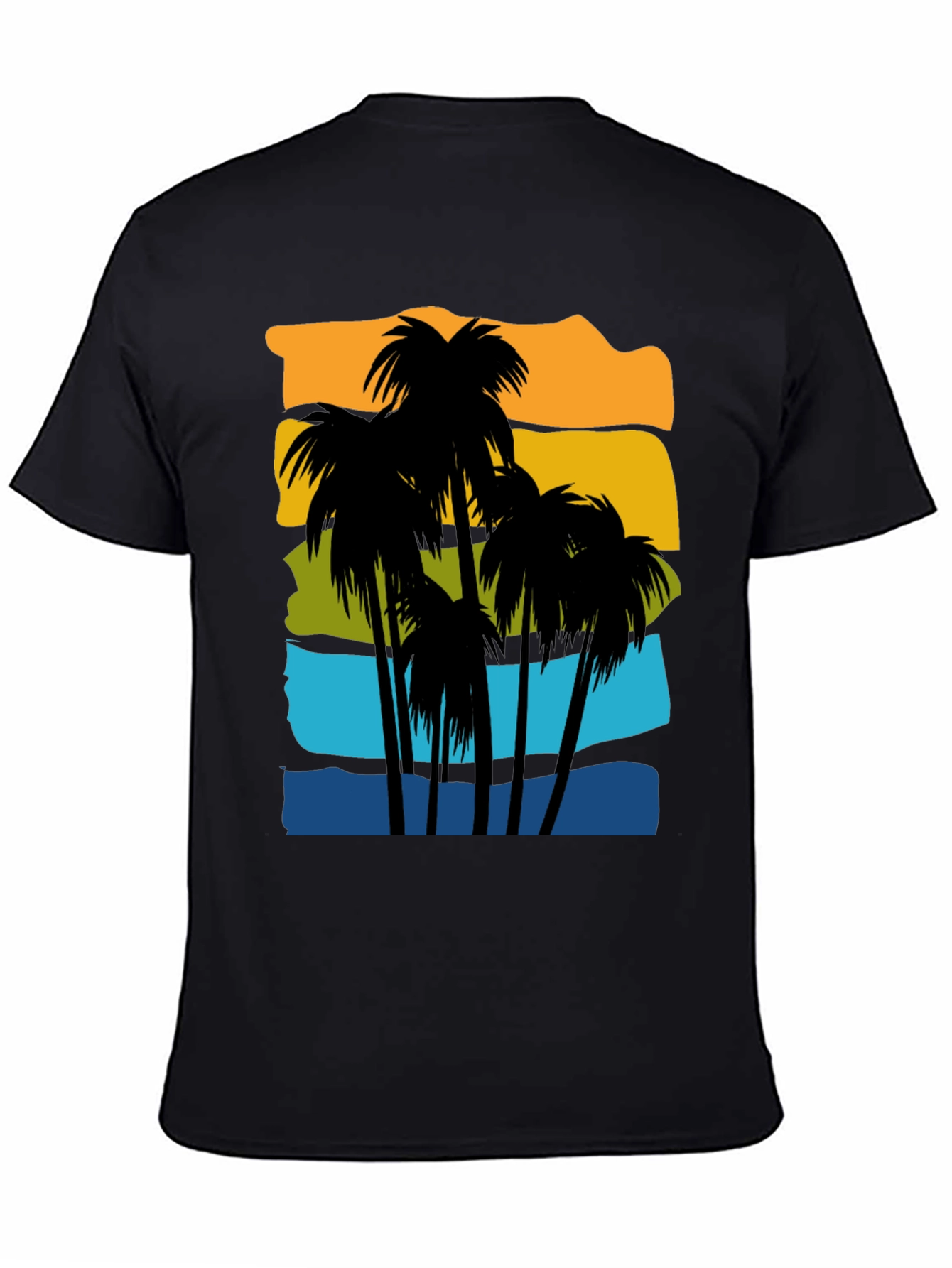 Retro Palm Tree Graphic T-Shirt