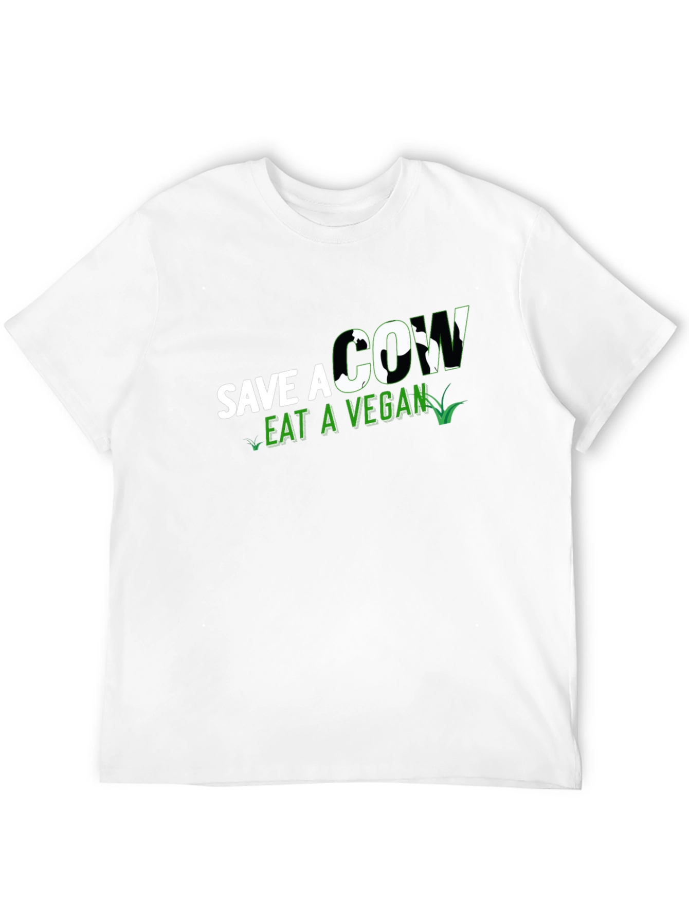 Save a Cow Eat a Vegan Black T-Shirt