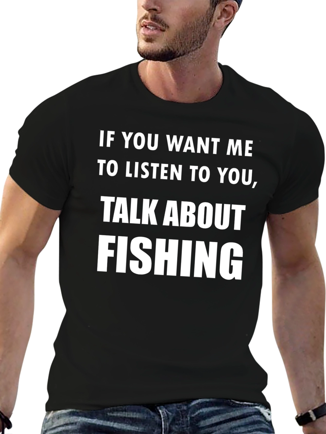 Talk About Fishing T-Shirt - Funny Angler Tee