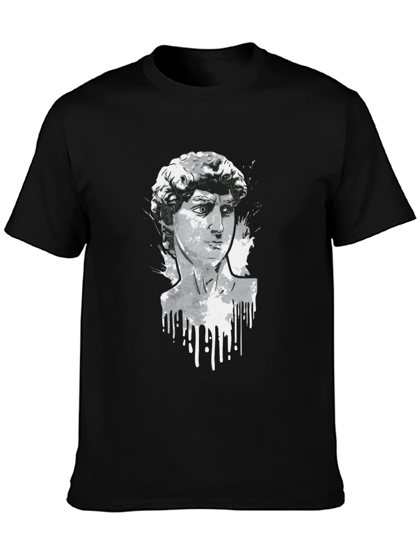 David Statue Graphic Tee - Modern Art Shirt