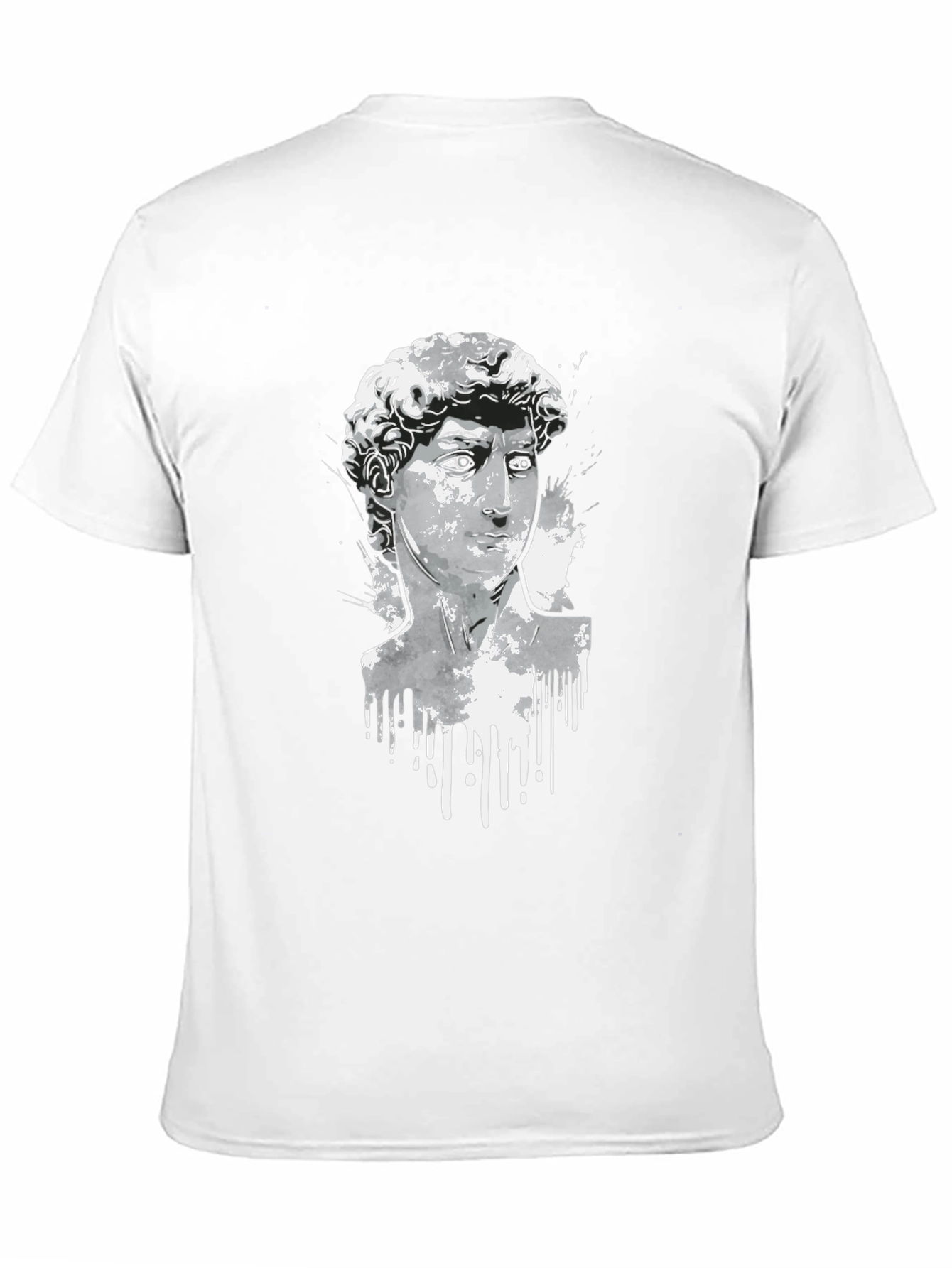 David Statue Graphic Tee - Modern Art Shirt