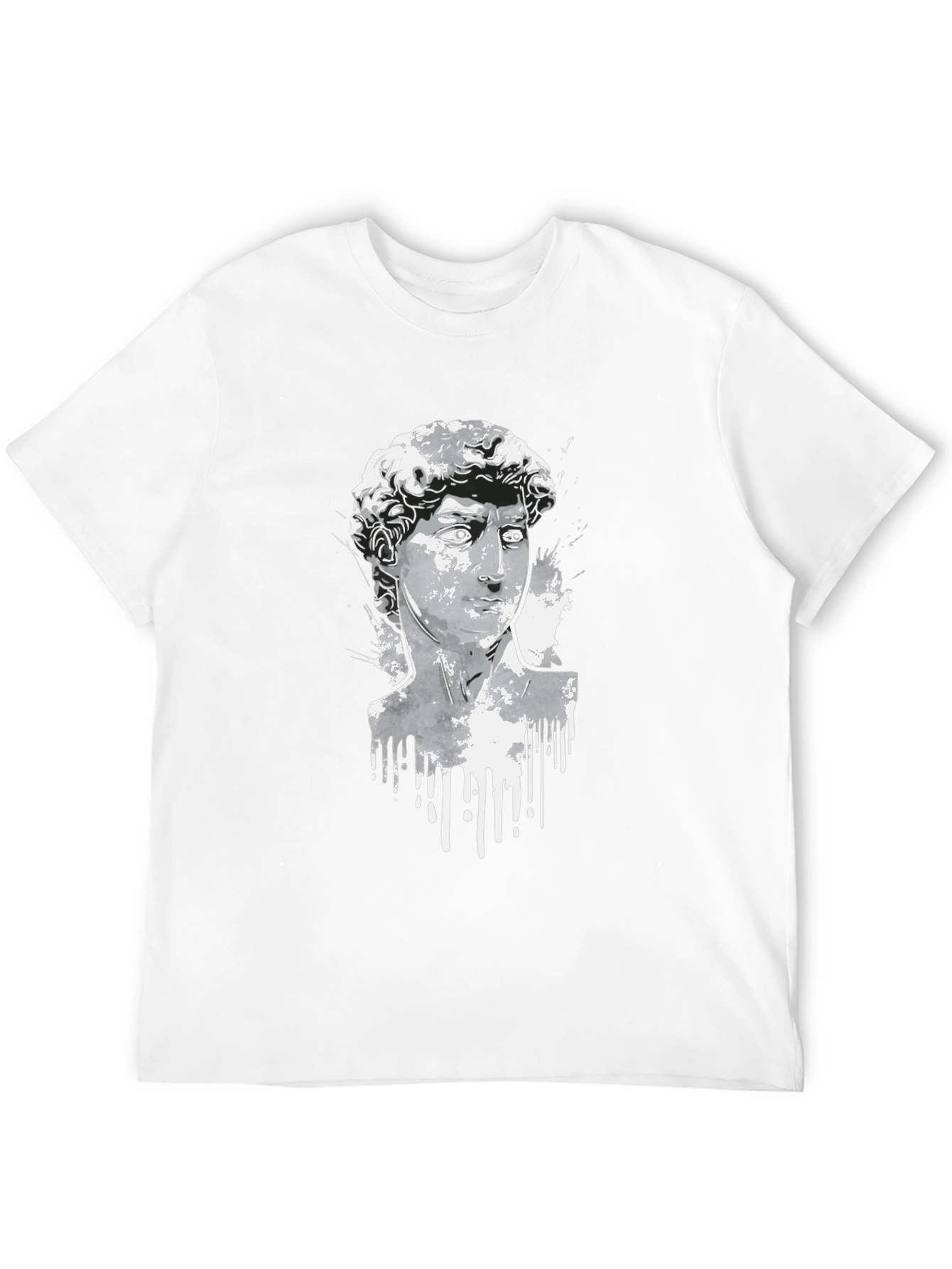 David Statue Graphic Tee - Modern Art Shirt
