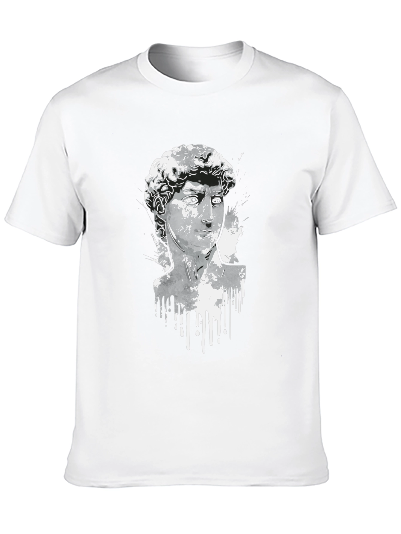 David Statue Graphic Tee - Modern Art Shirt