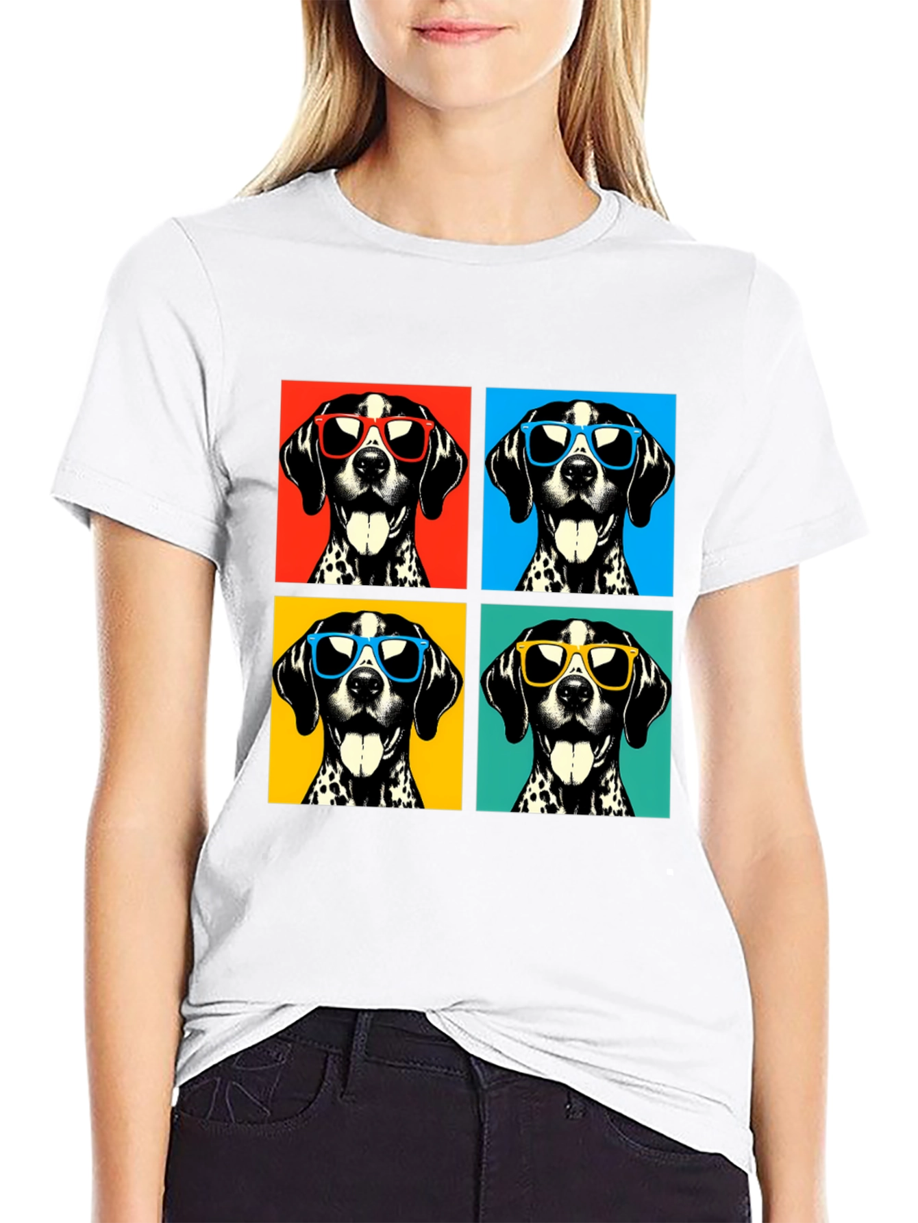 Cool Dog T-Shirt - Pop Art Dalmatian Tee