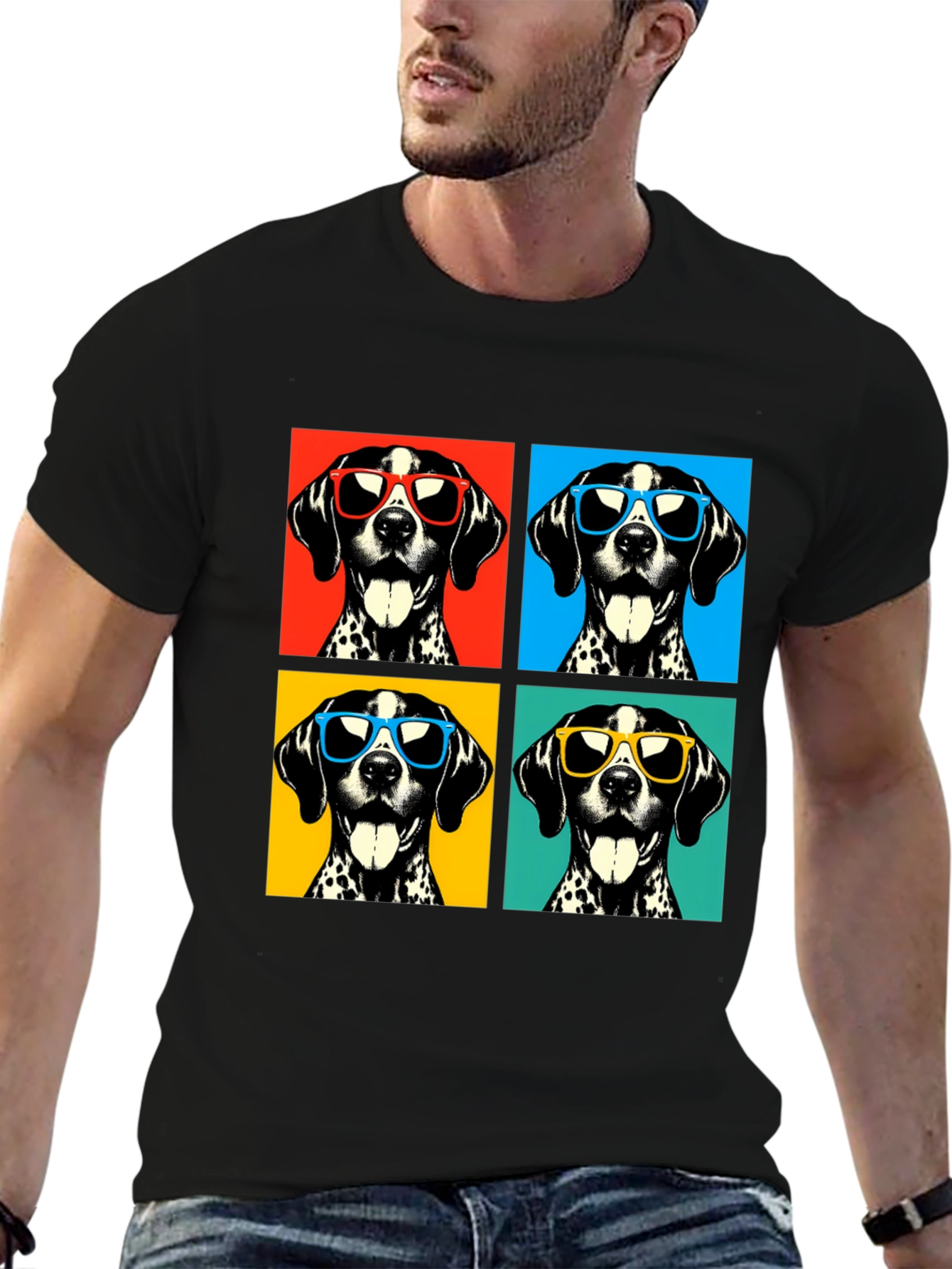 Cool Dog T-Shirt - Pop Art Dalmatian Tee