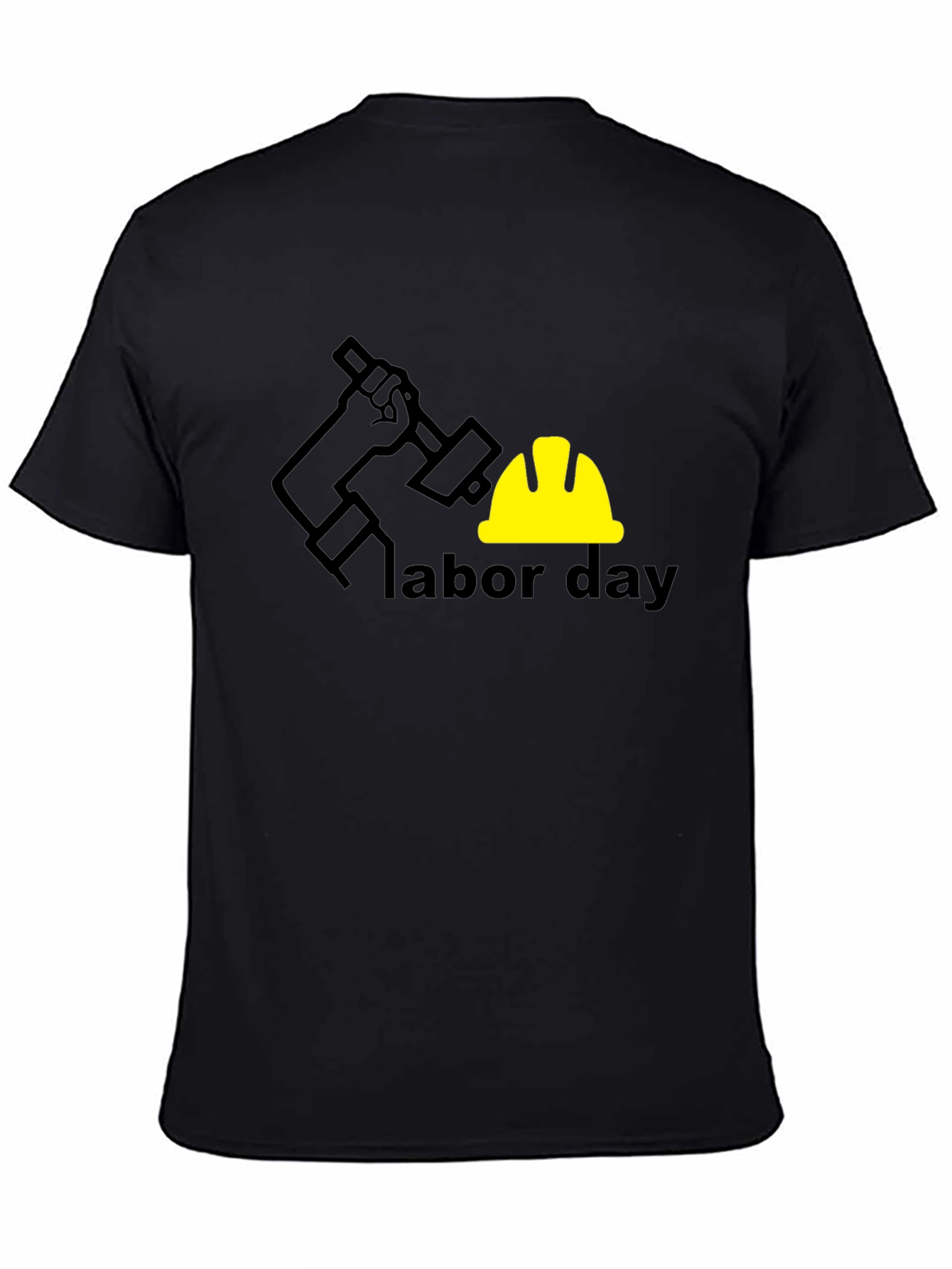 Labor Day T-Shirt - Black Graphic Tee