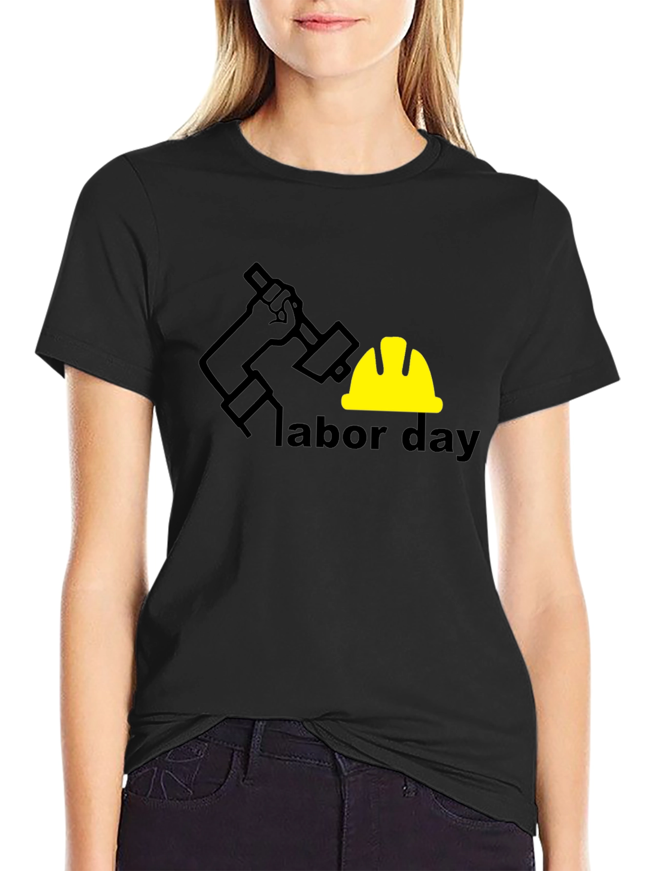 Labor Day T-Shirt - Black Graphic Tee