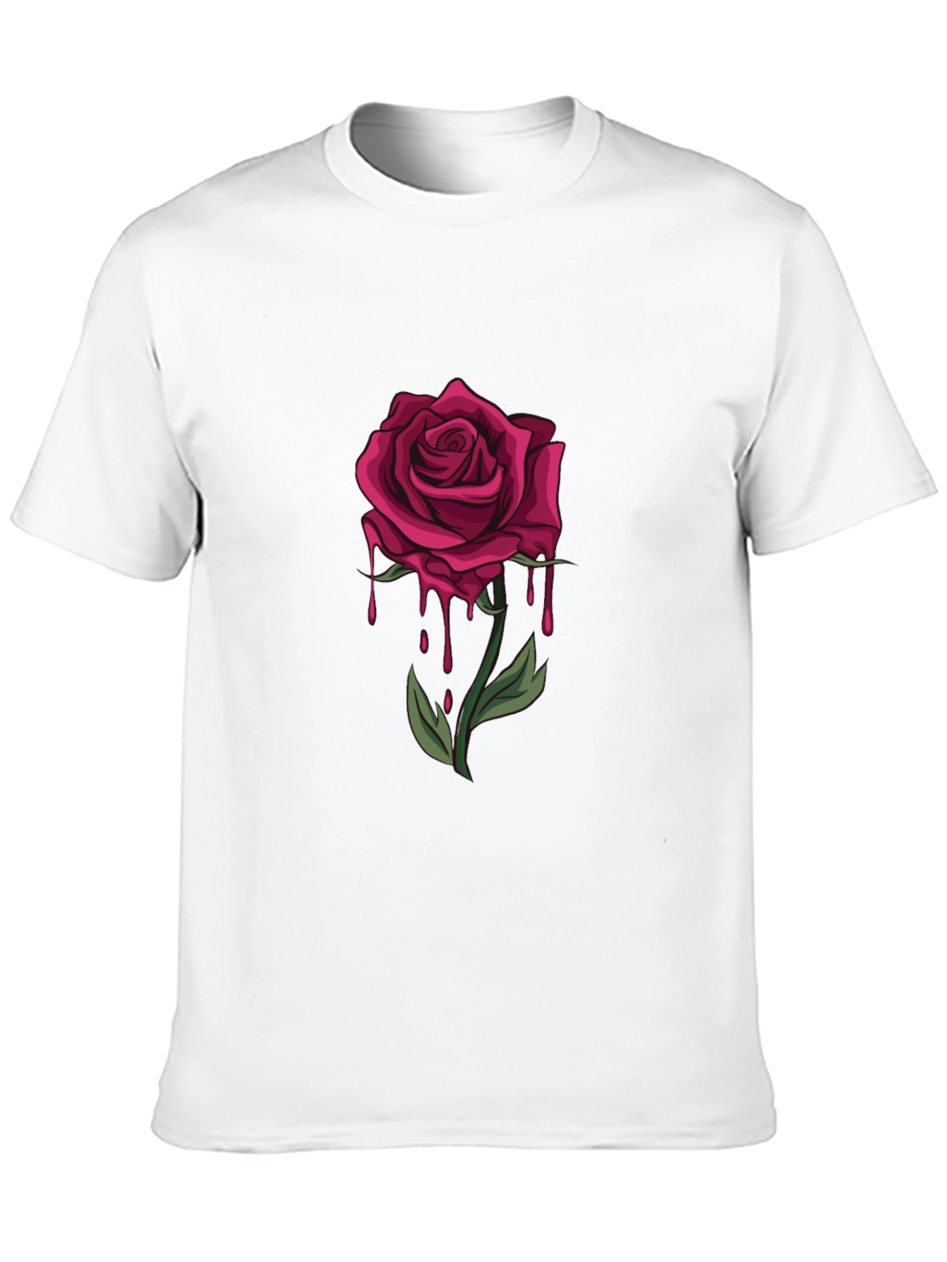 Rose Drip Graphic Tee