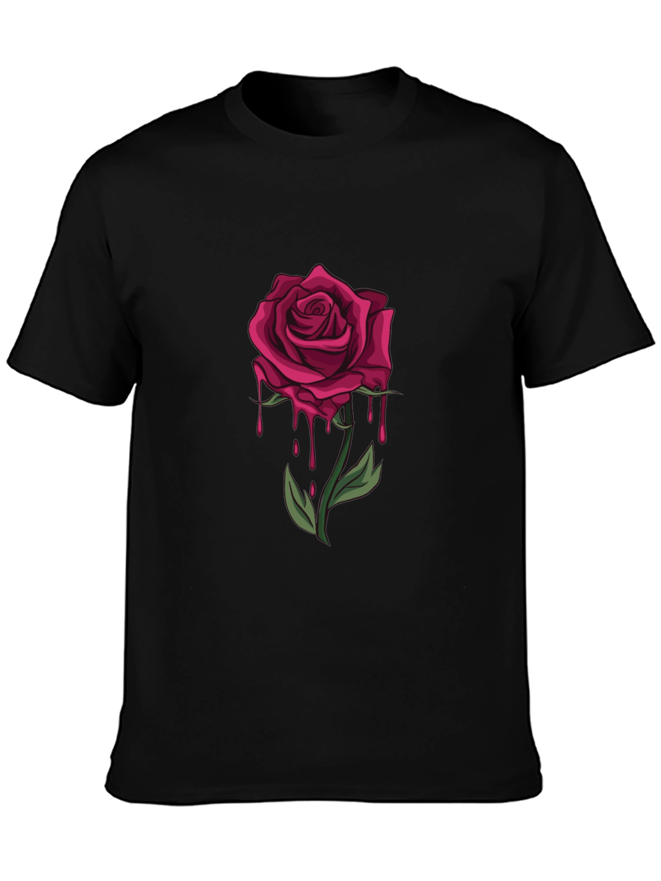 Rose Drip Graphic Tee