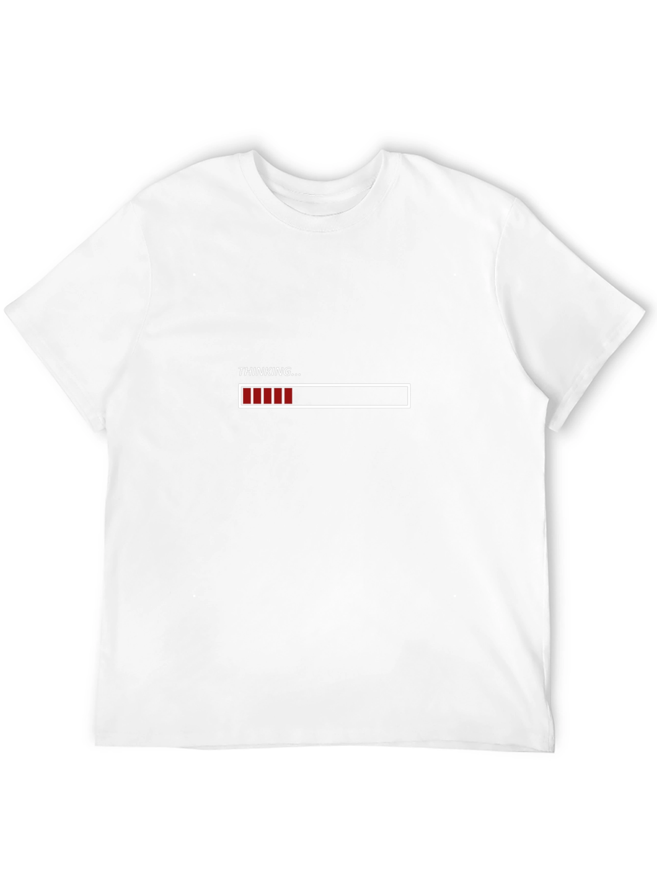 Thinking Loading Bar Graphic Tee - Black
