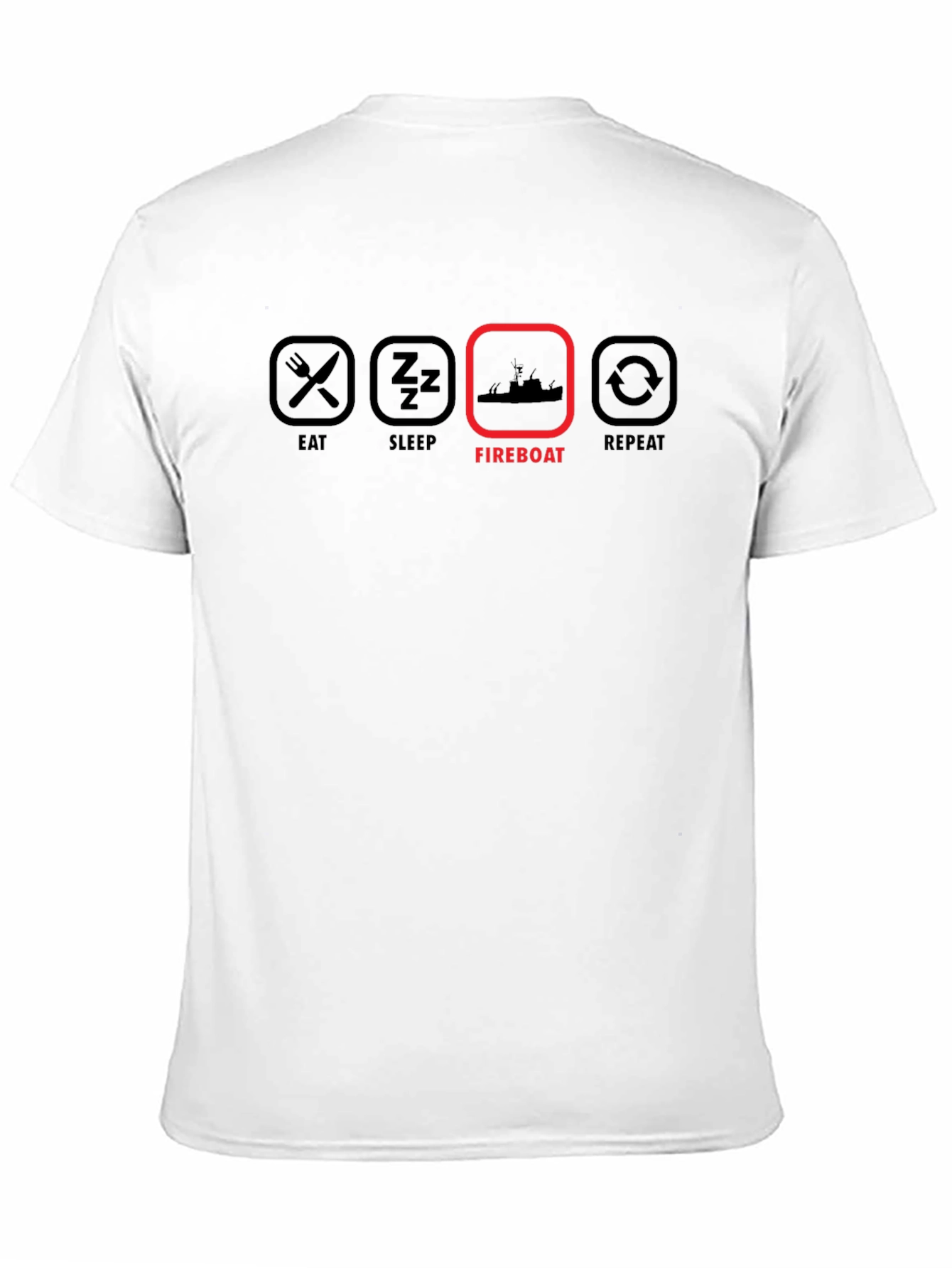 Eat Sleep Fireboat Repeat T-Shirt