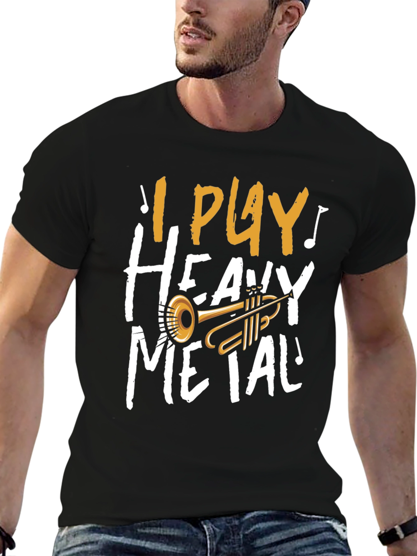 I Play Heavy Metal Trumpet T-Shirt