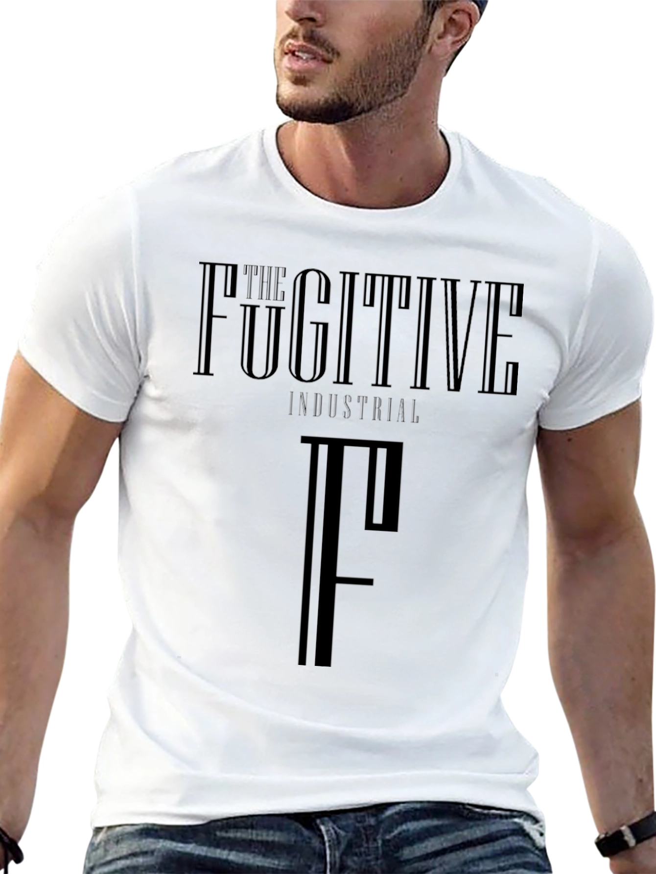 The Fugitive Industrial Black Graphic Tee