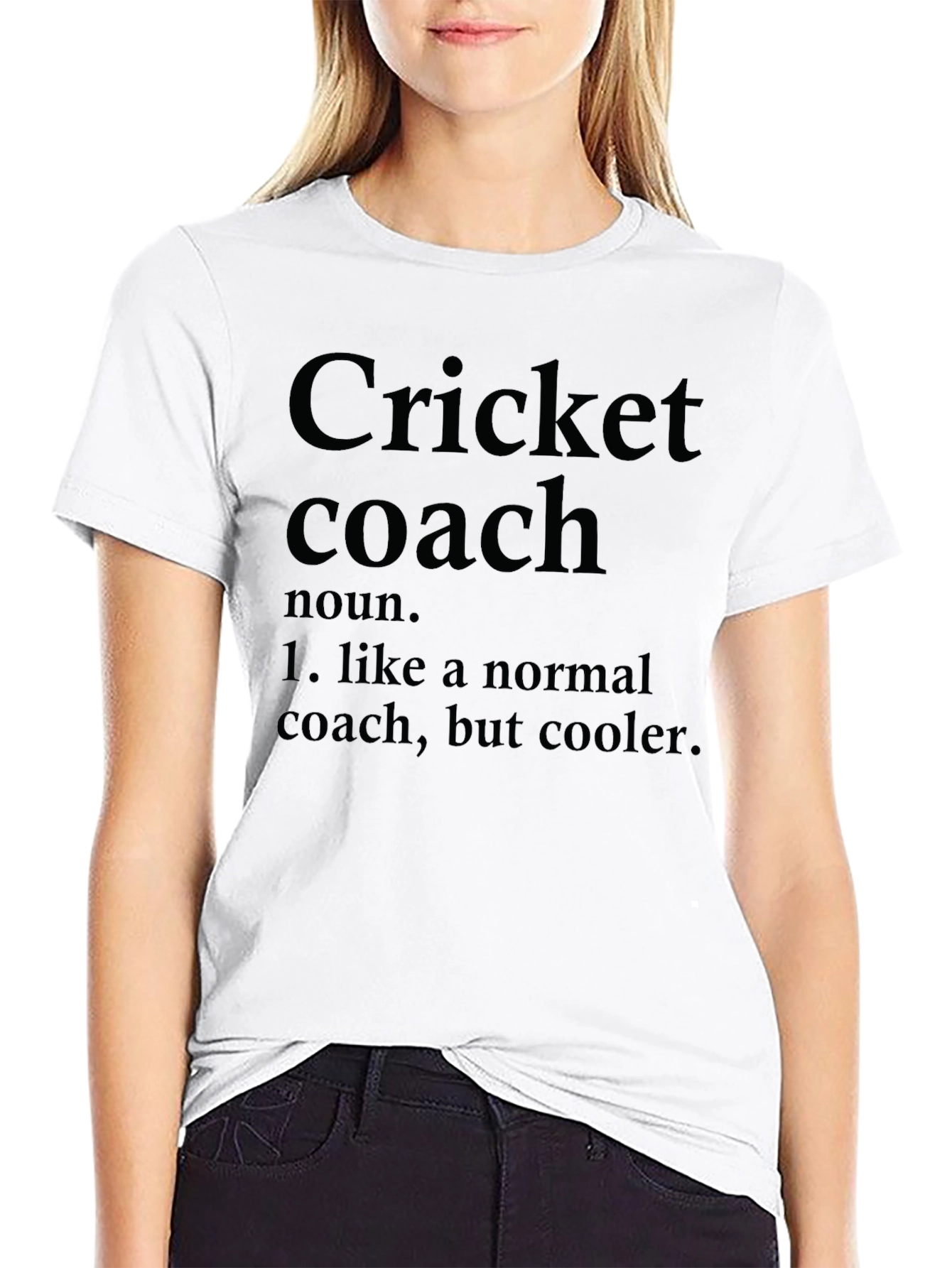 Cricket Coach Definition Graphic T-Shirt