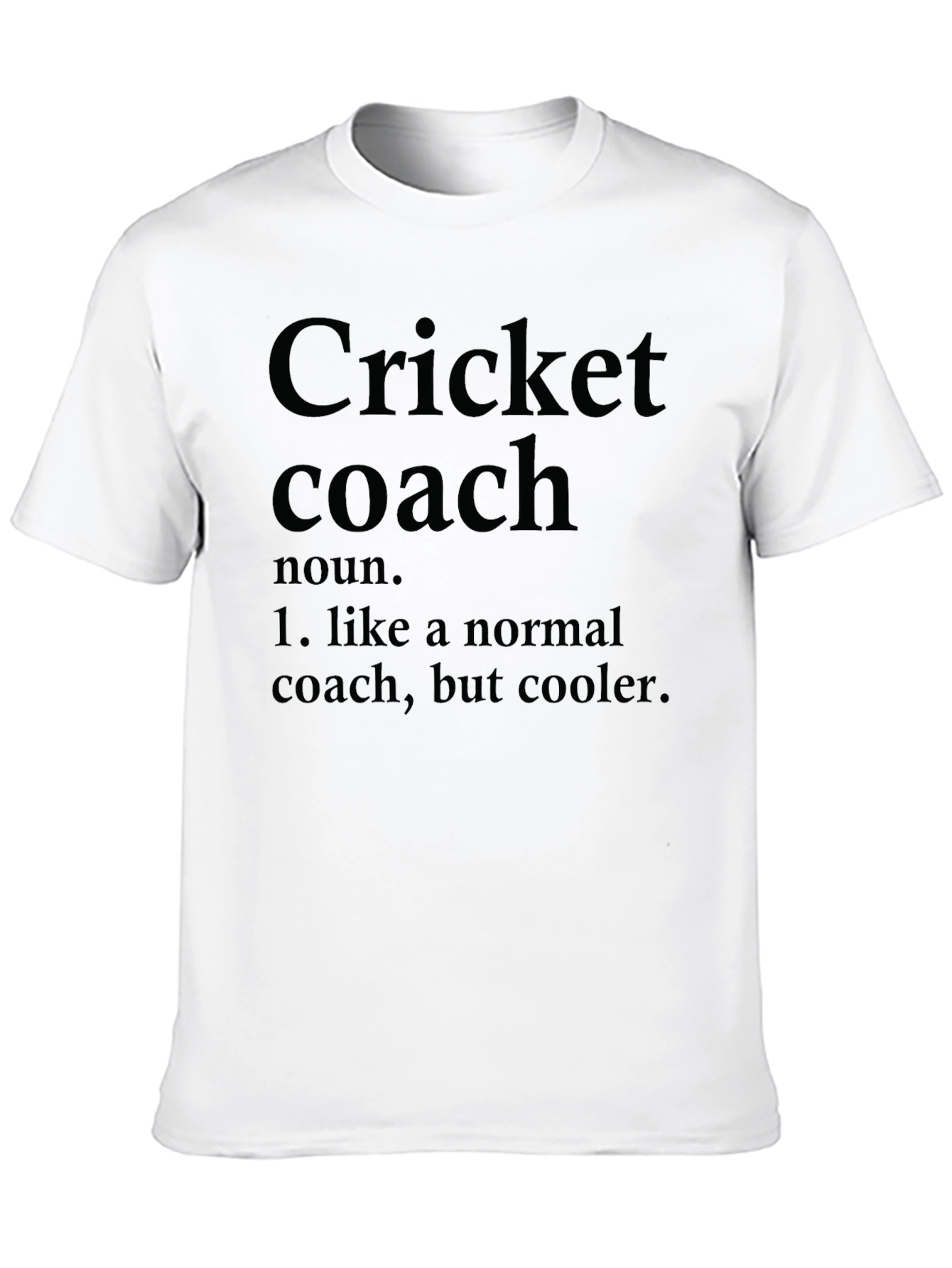 Cricket Coach Definition Graphic T-Shirt