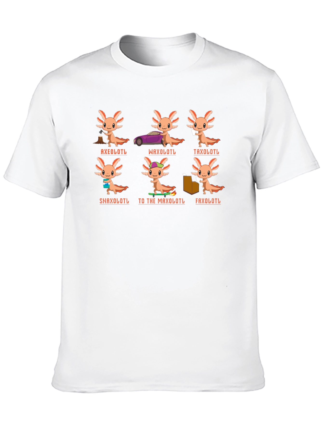 Axolotl Pun T-Shirt - Fun Amphibian Humor Tee