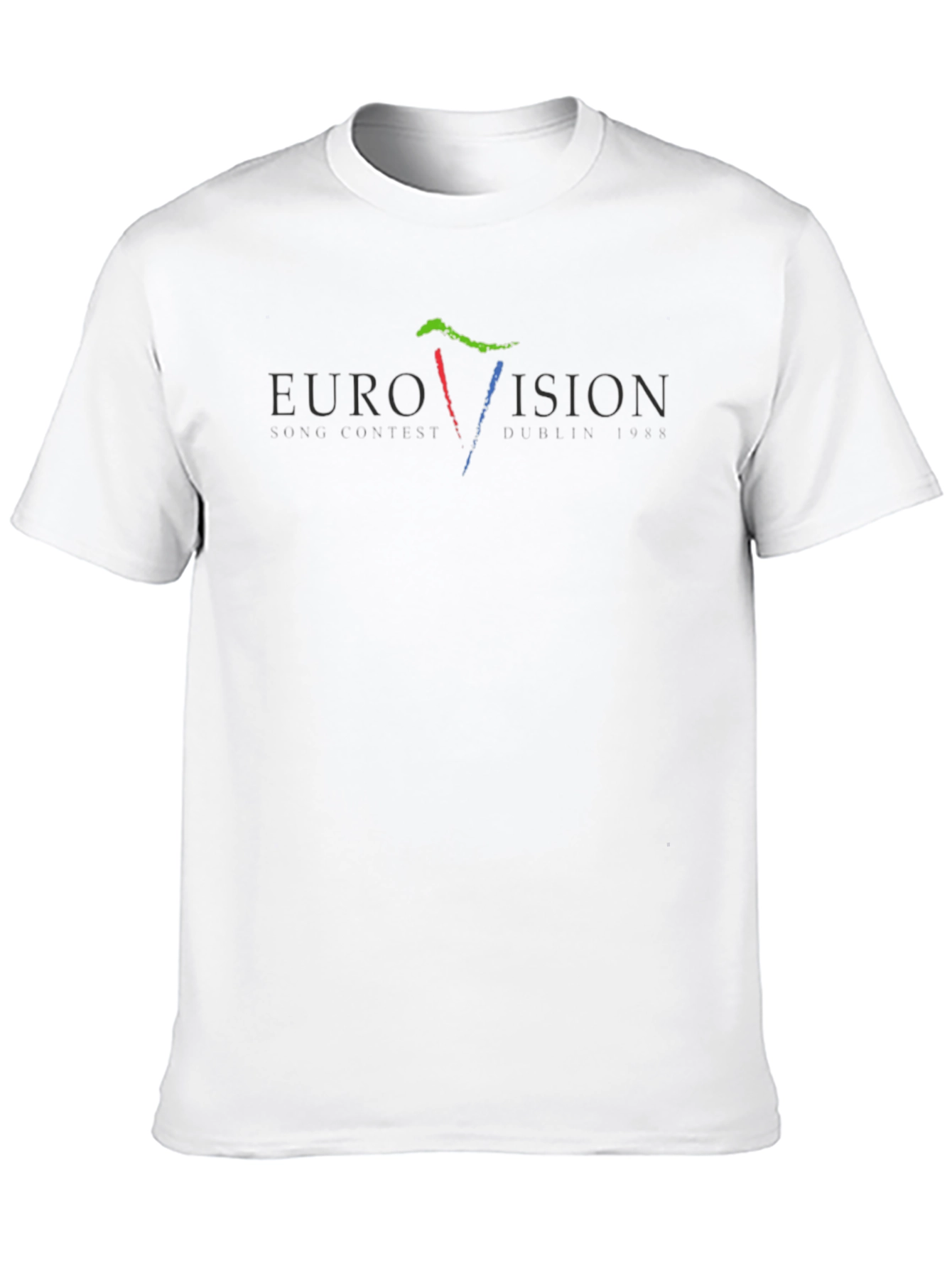 Eurovision 1988 Dublin Graphic Black T-Shirt