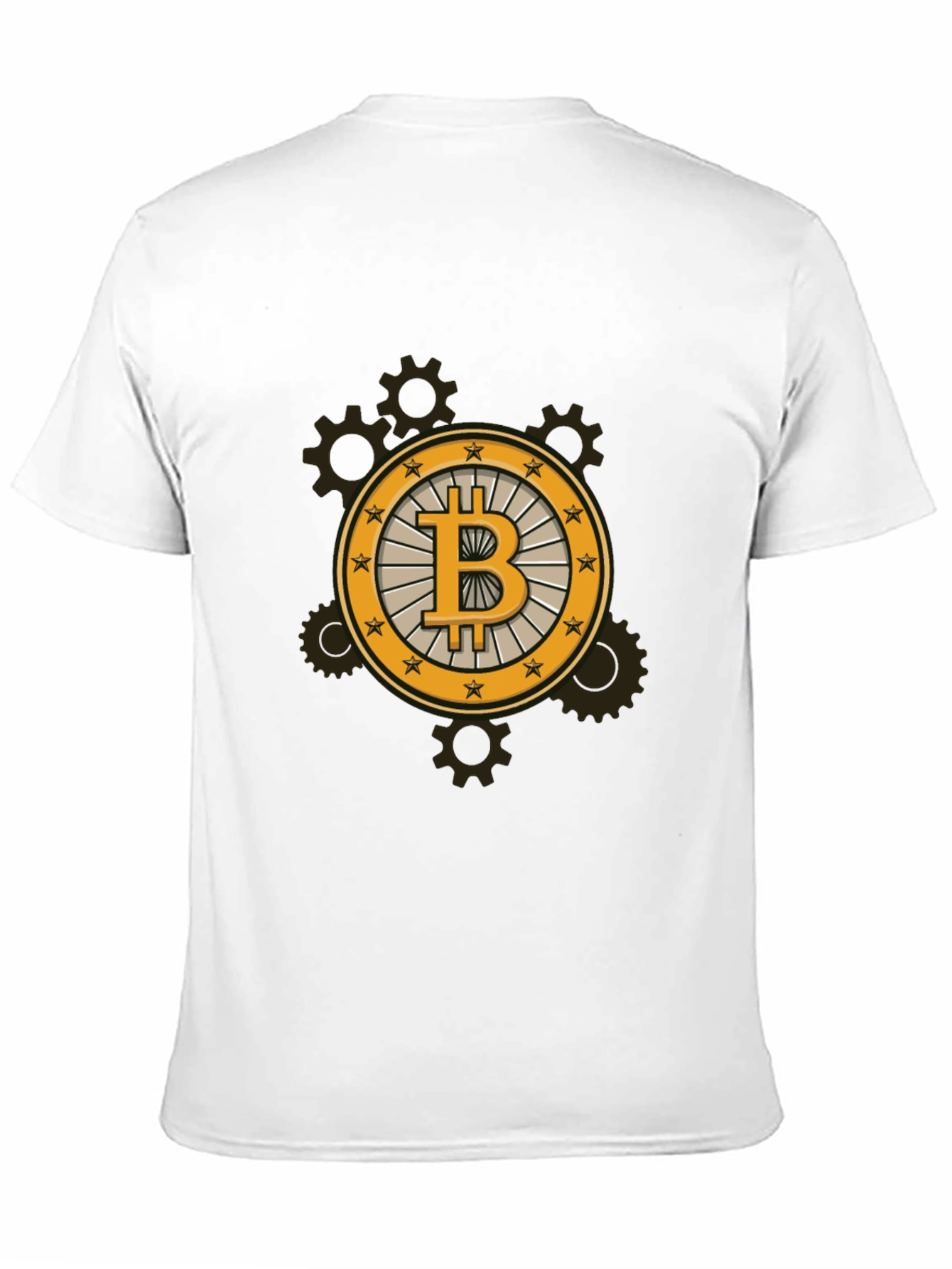 Bitcoin Steampunk Black Tee