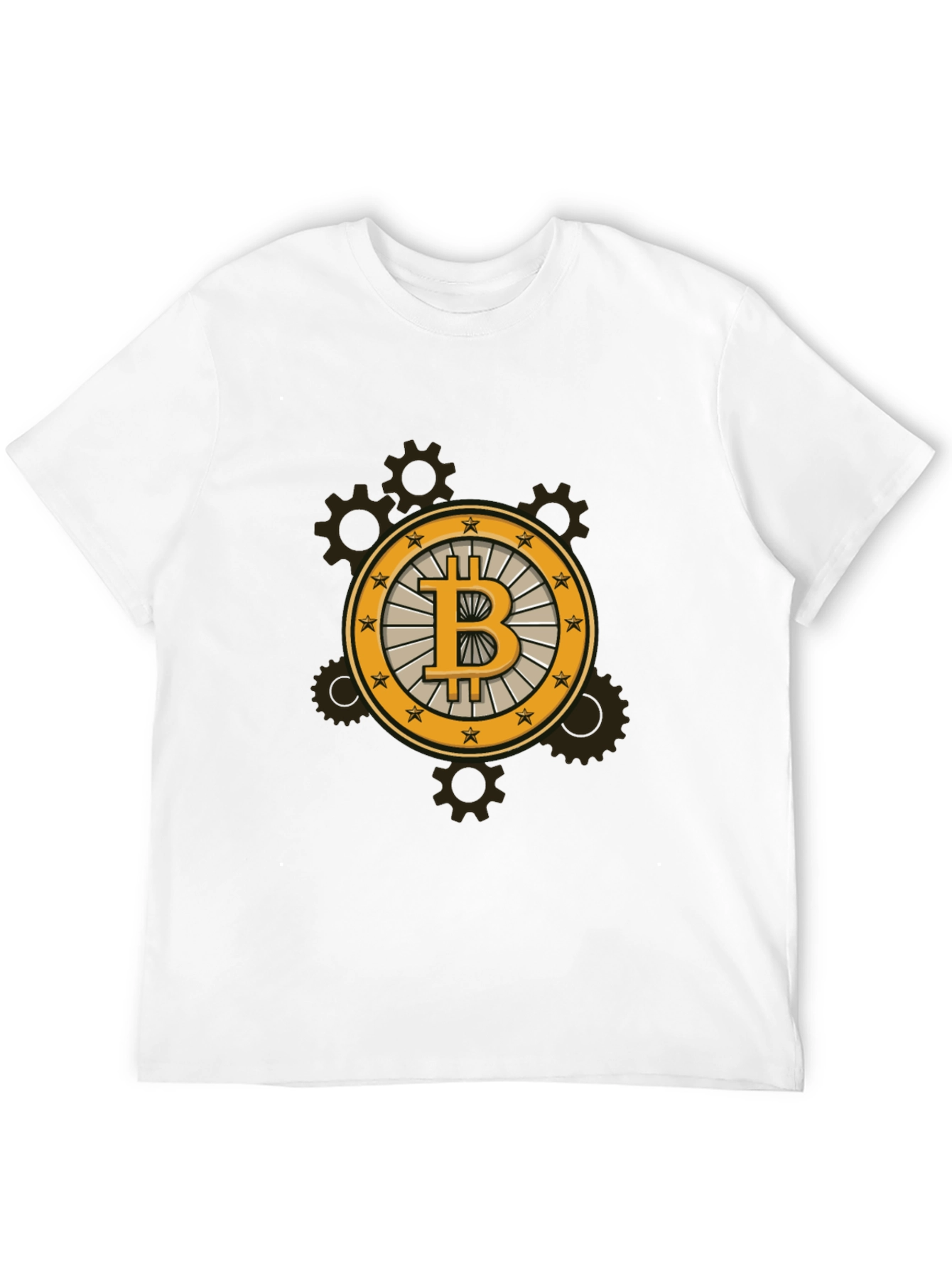Bitcoin Steampunk Black Tee
