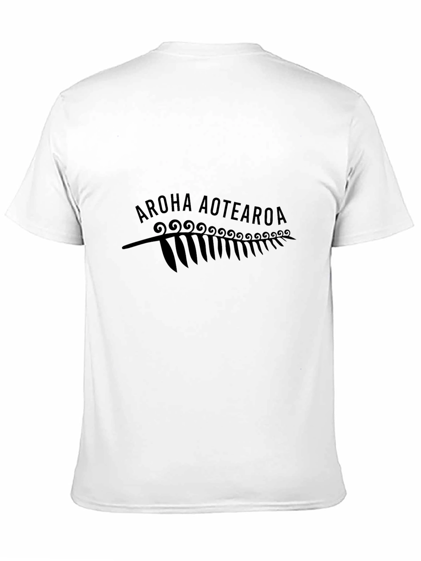 Aroha Aotearoa Black T-Shirt