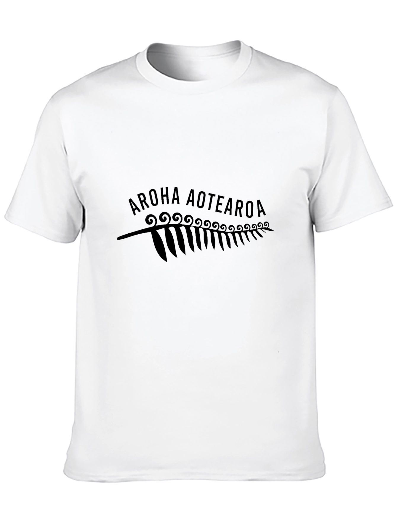 Aroha Aotearoa Black T-Shirt