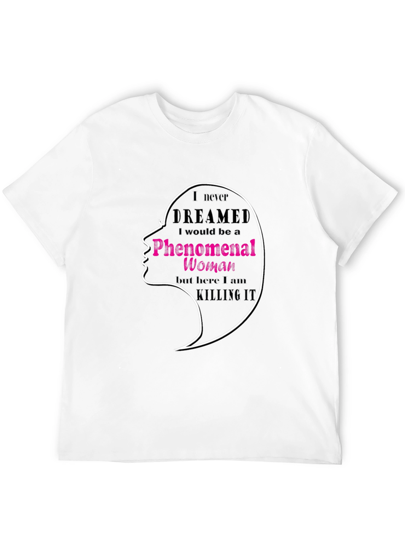 Phenomenal Woman Graphic Tee - Black Unisex T-Shirt