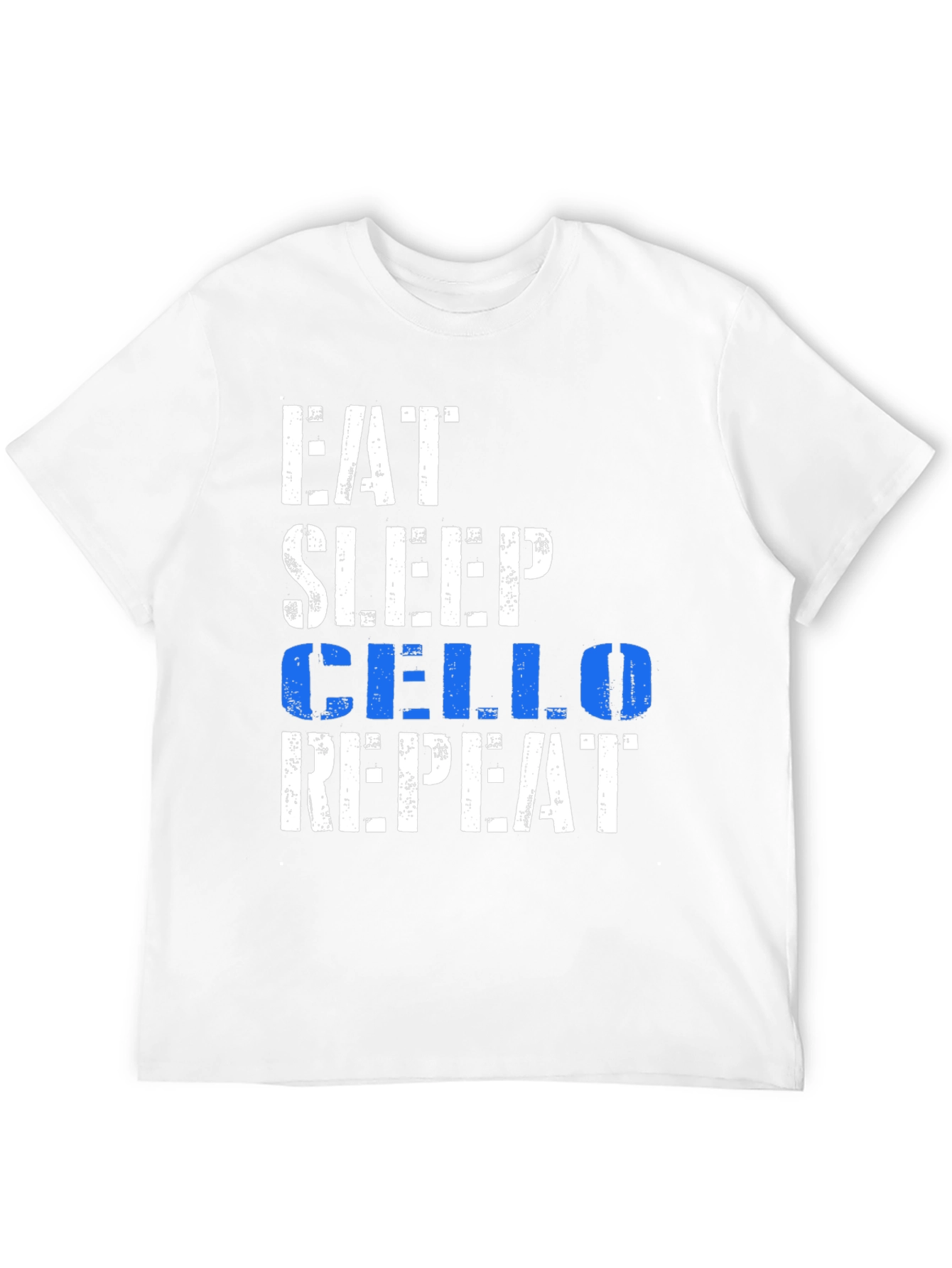Eat Sleep Cello Repeat Black Graphic Tee