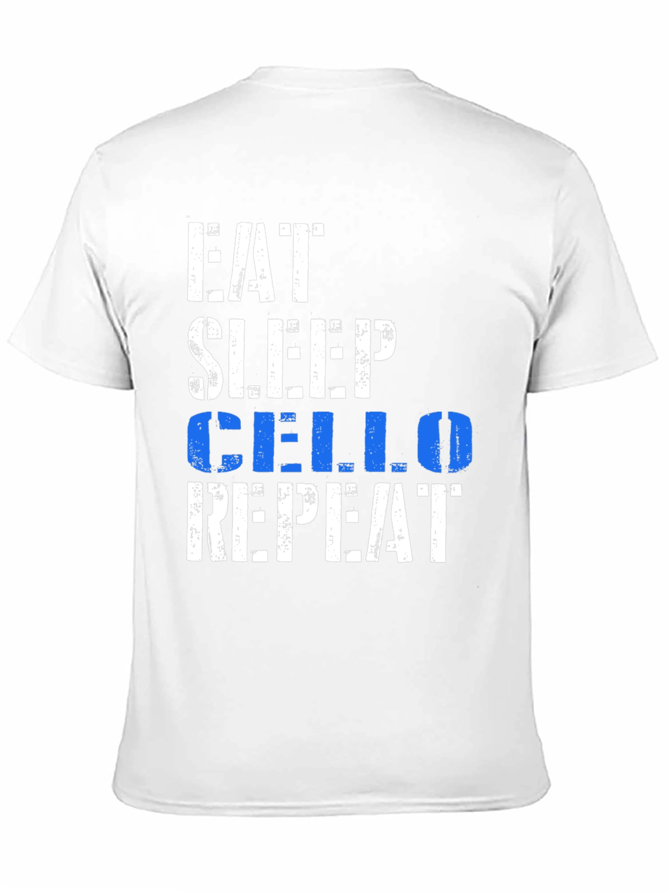 Eat Sleep Cello Repeat Black Graphic Tee