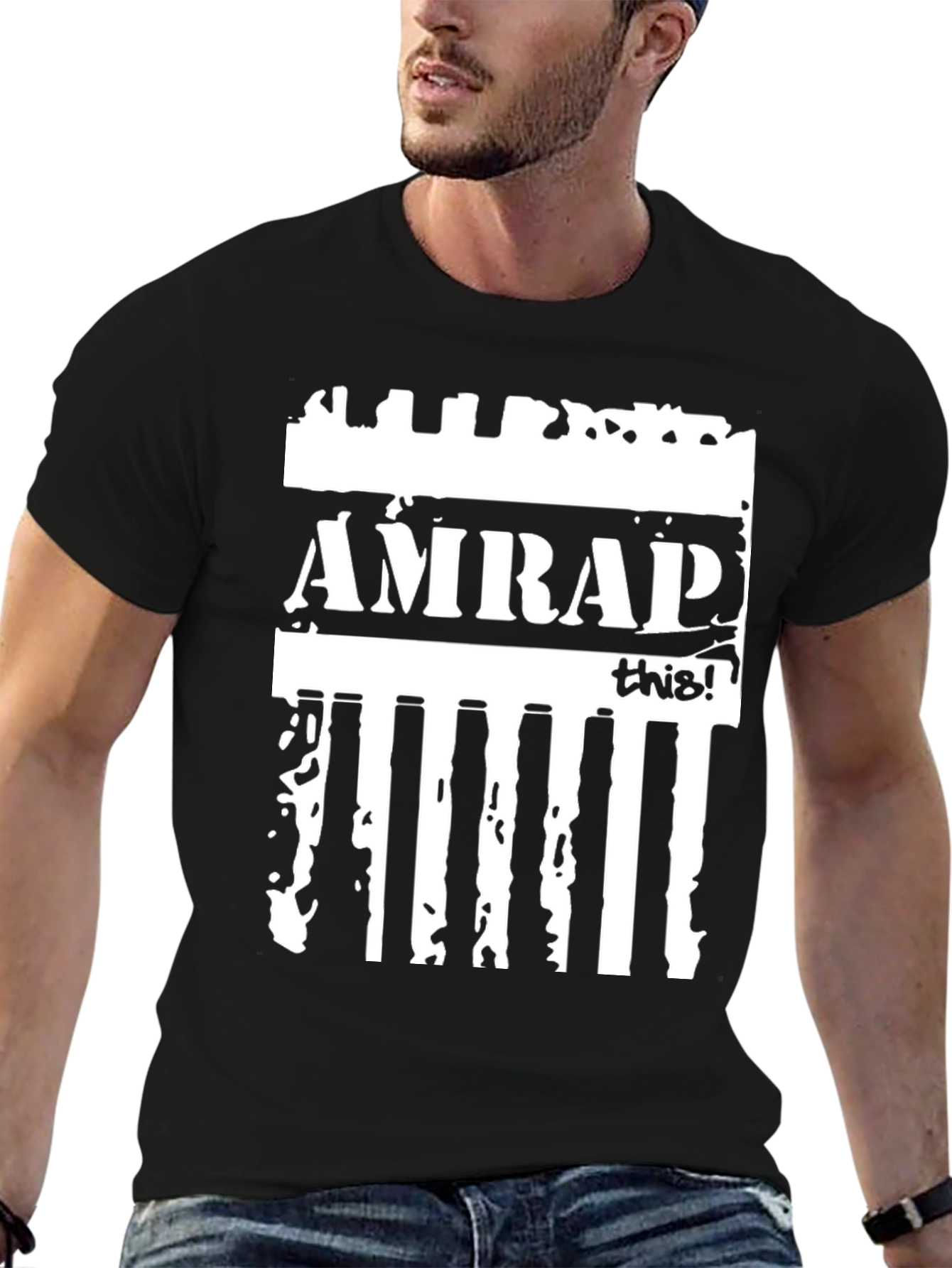 AMRAP This! Black Graphic Tee