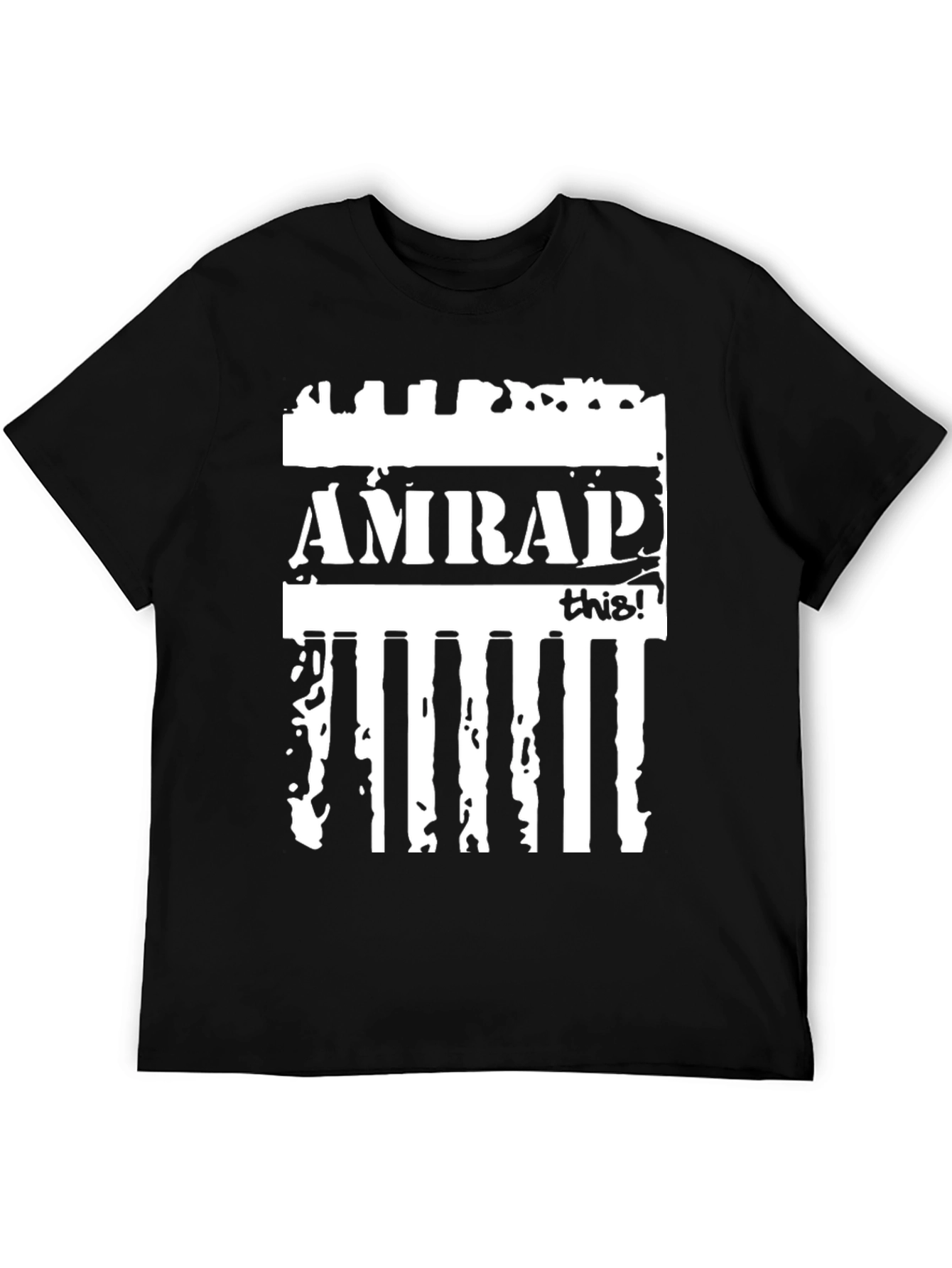 AMRAP This! Black Graphic Tee