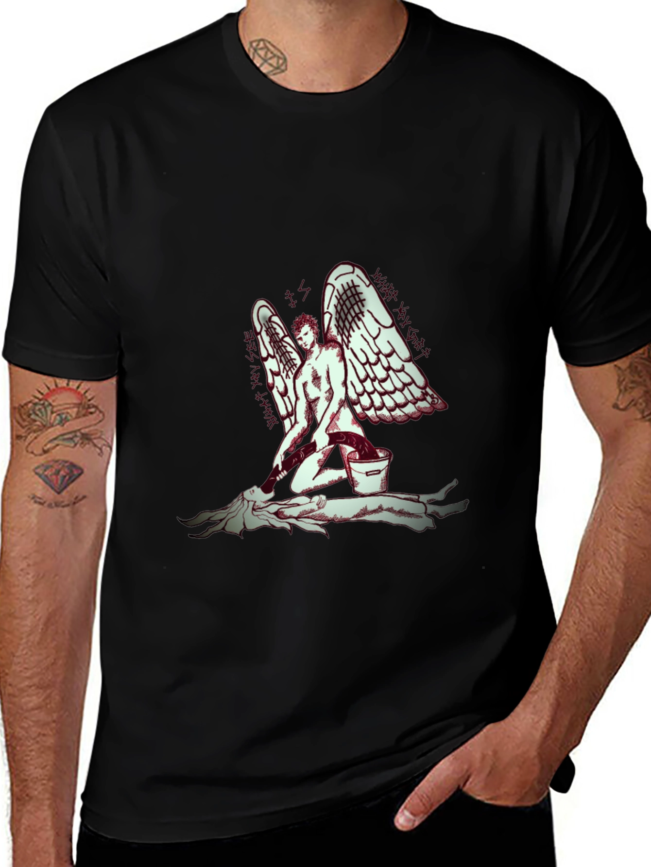 Angel Wings Graphic T-Shirt - Unique Design