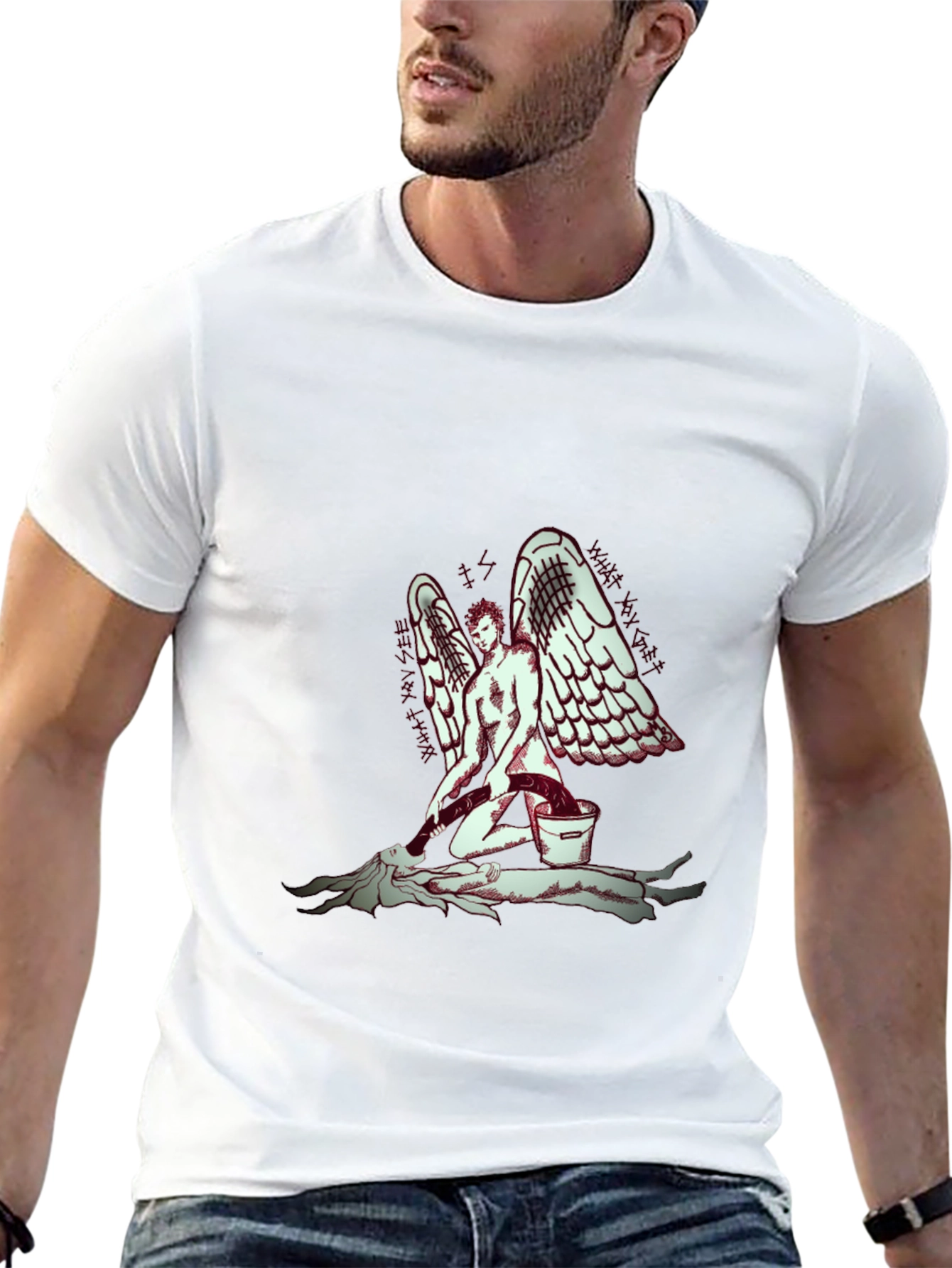 Angel Wings Graphic T-Shirt - Unique Design