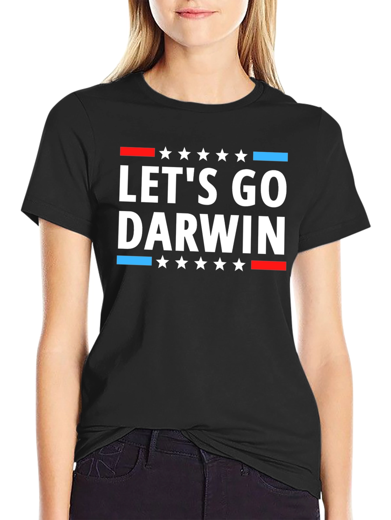Lets Go Darwin T-Shirt Political Humor Tee