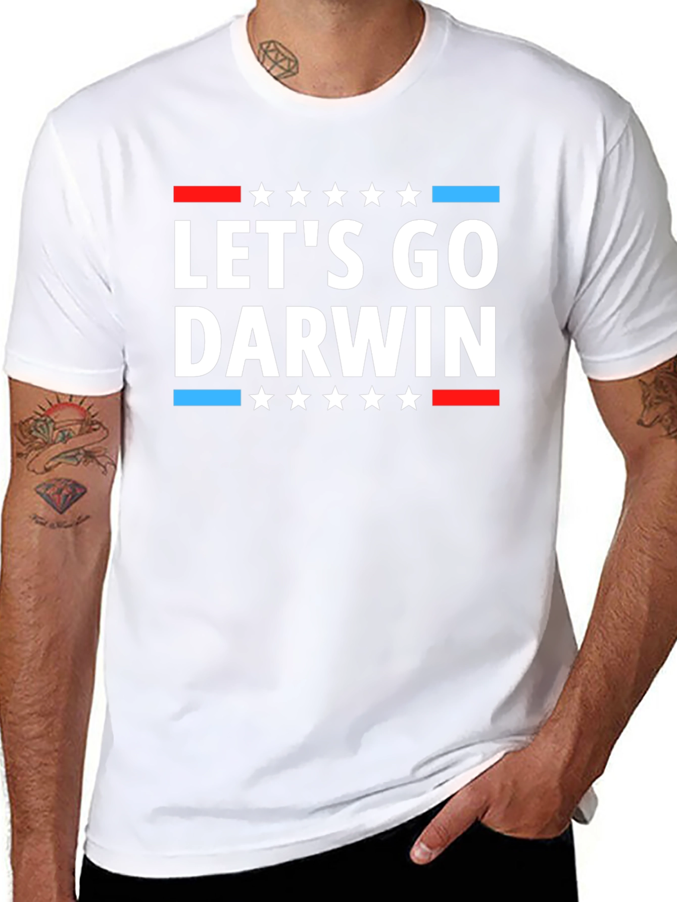 Lets Go Darwin T-Shirt Political Humor Tee