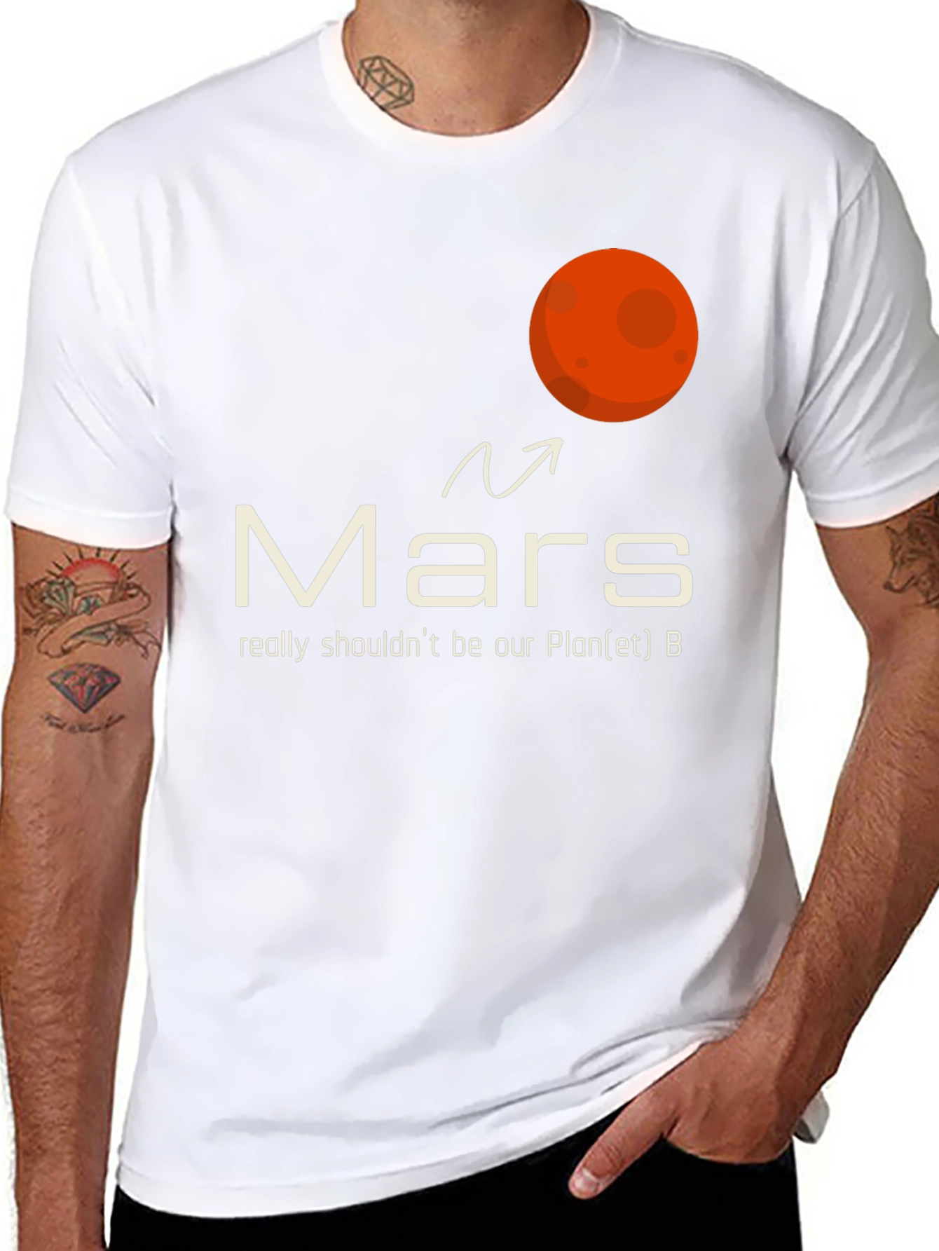 Mars Plan B Graphic T-Shirt