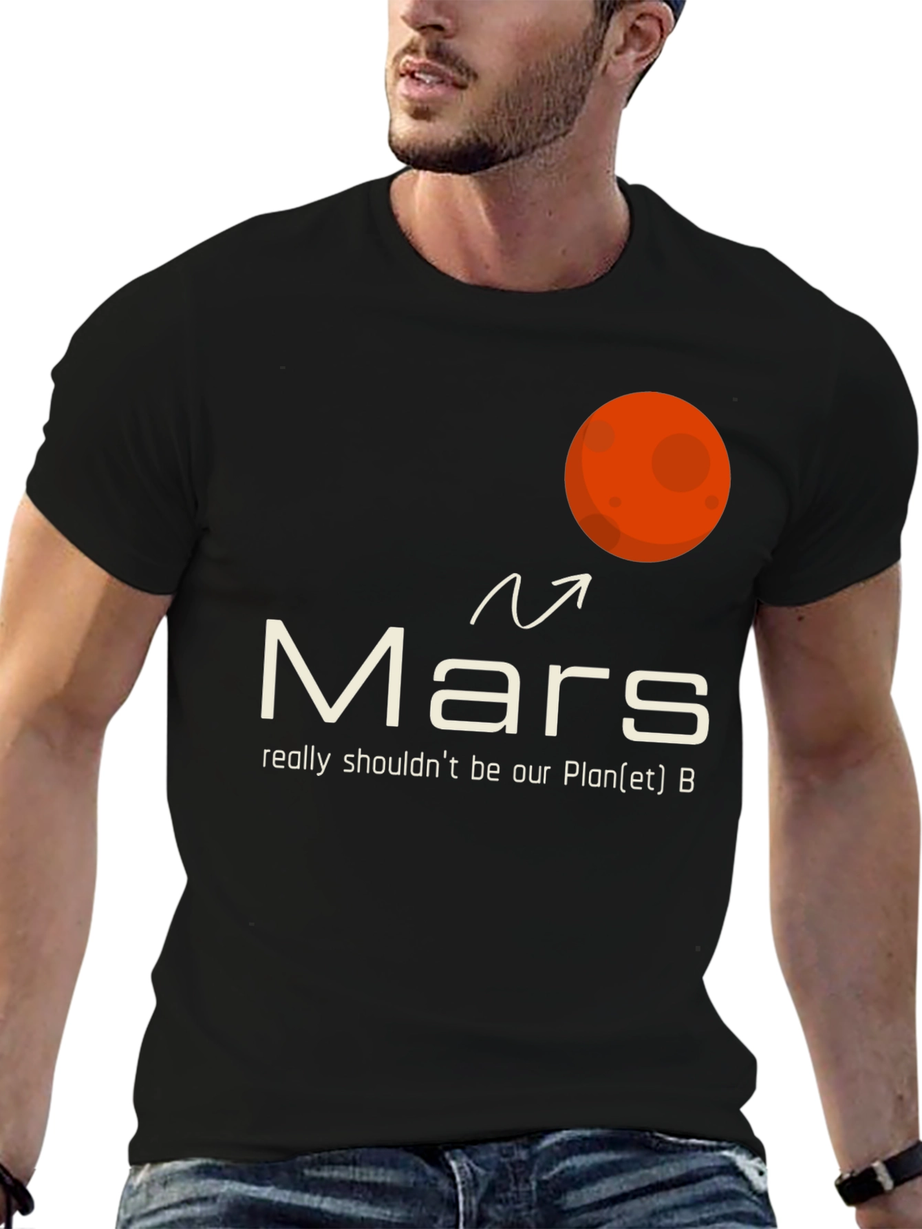 Mars Plan B Graphic T-Shirt