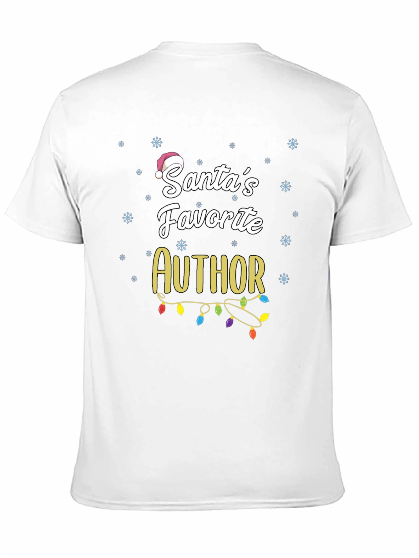 Santas Favorite Author Christmas T-Shirt