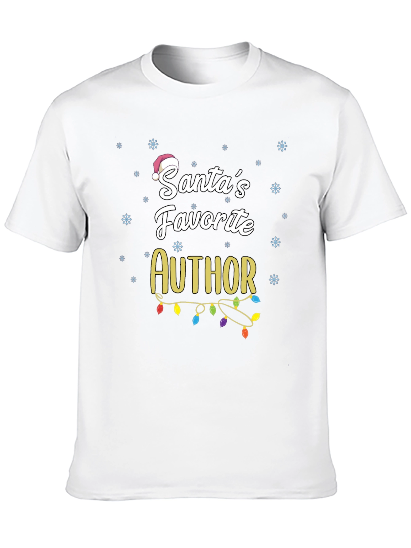 Santas Favorite Author Christmas T-Shirt