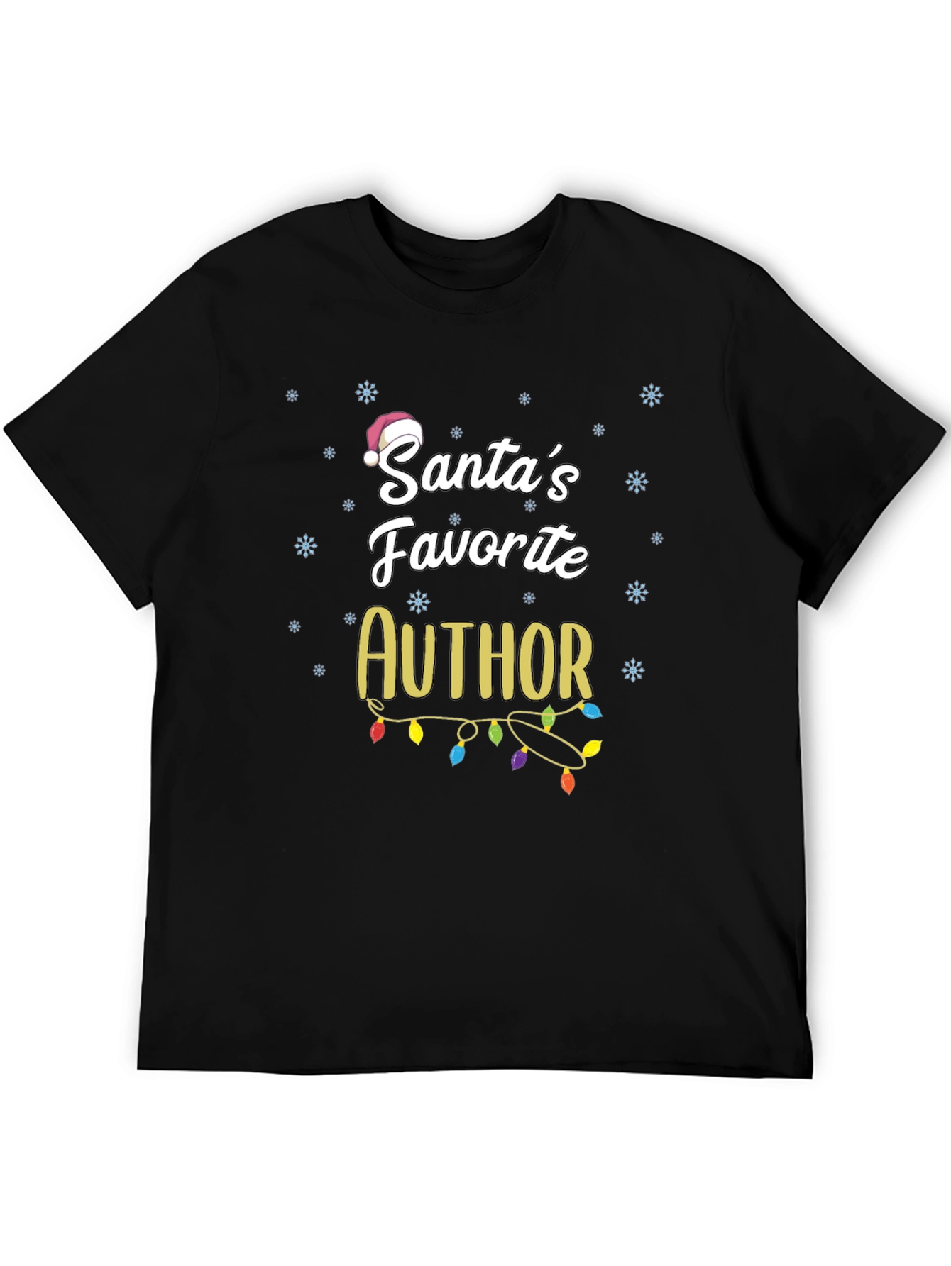 Santas Favorite Author Christmas T-Shirt