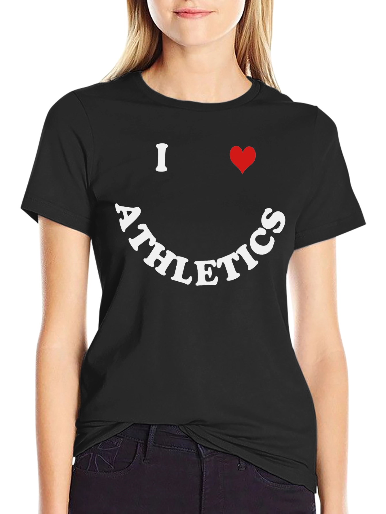 I Heart Athletics Graphic Tee - Black