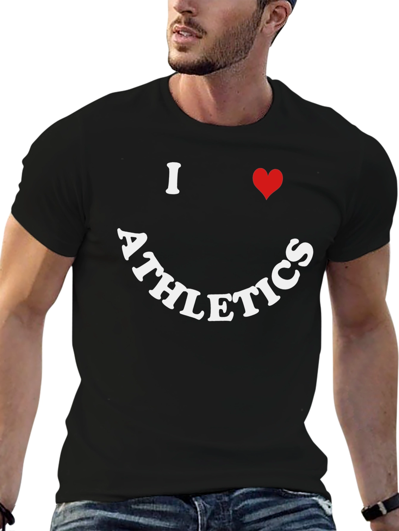 I Heart Athletics Graphic Tee - Black