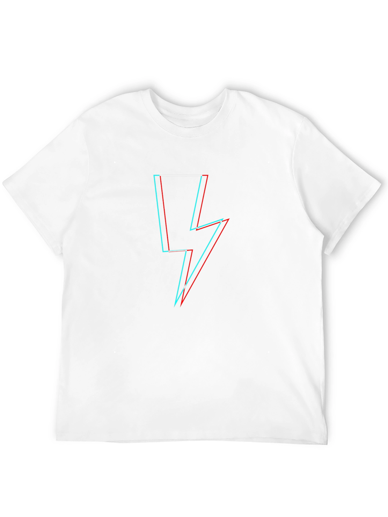 Lightning Bolt Graphic Tee - Cool Retro Design