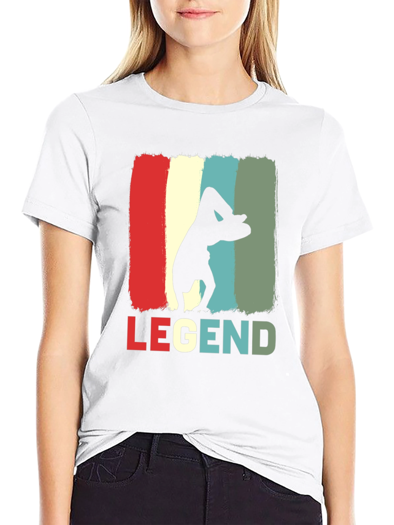 Retro Yoga Legend Tee - Soft Cotton Comfort