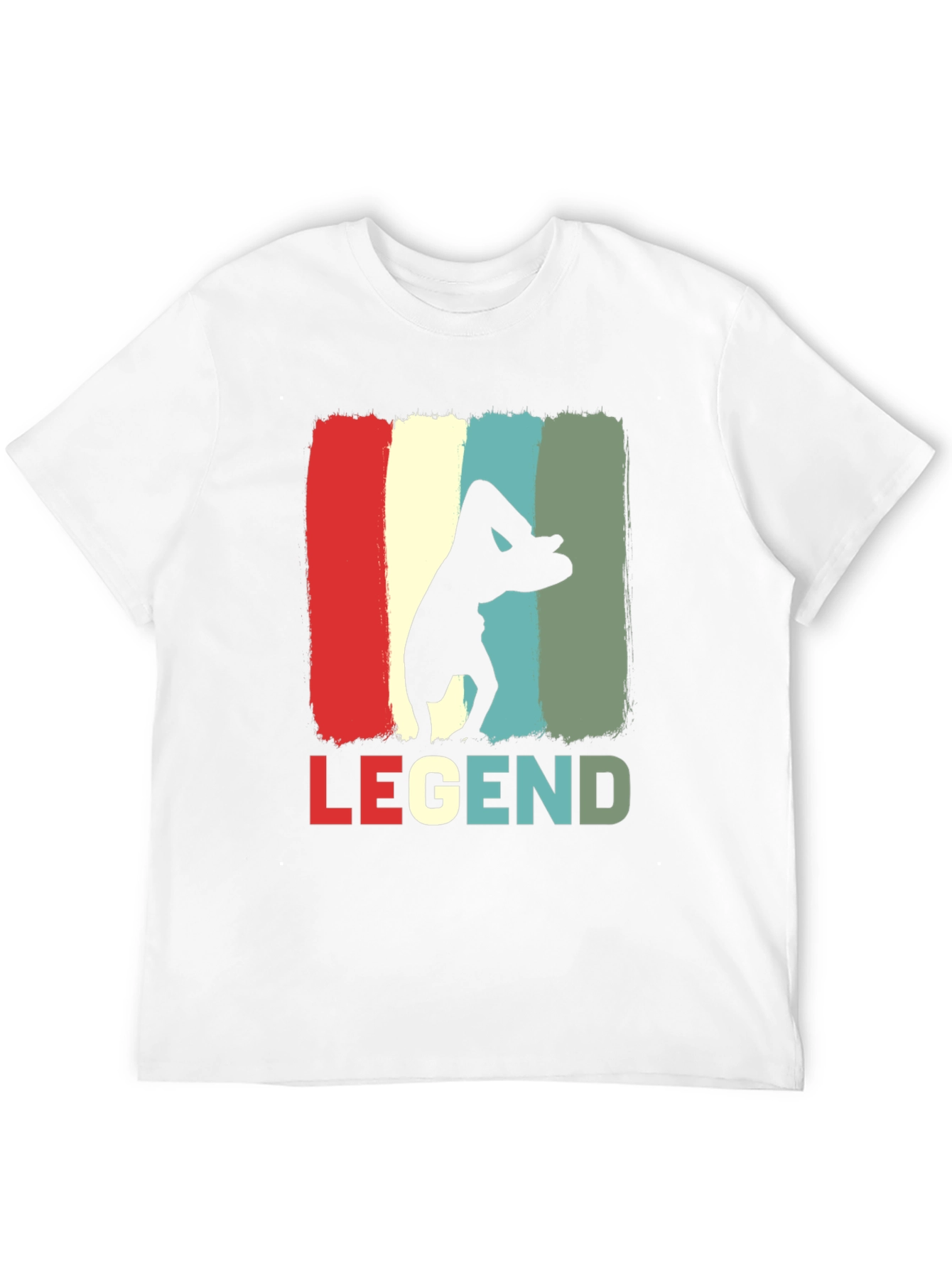Retro Yoga Legend Tee - Soft Cotton Comfort