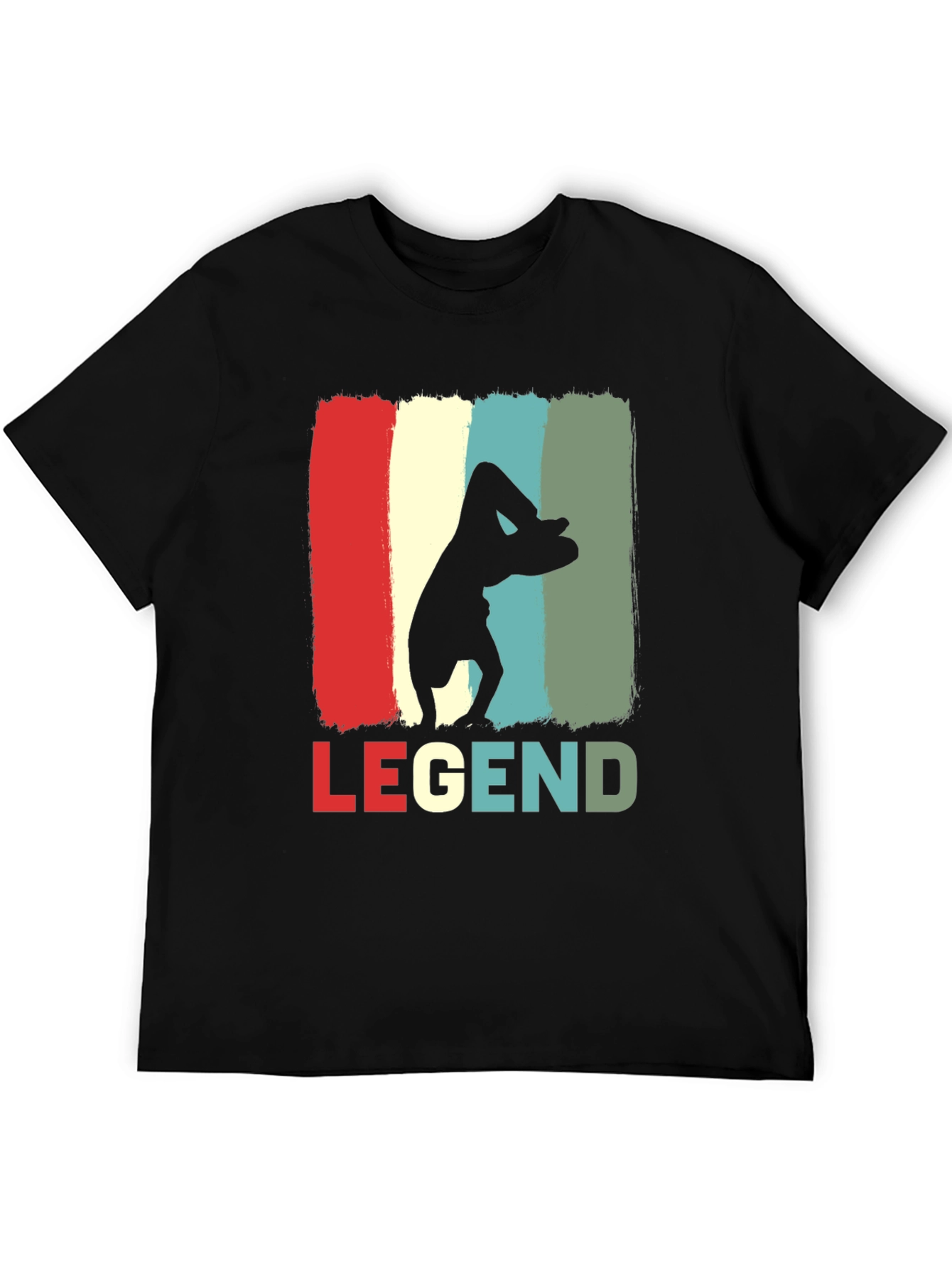Retro Yoga Legend Tee - Soft Cotton Comfort