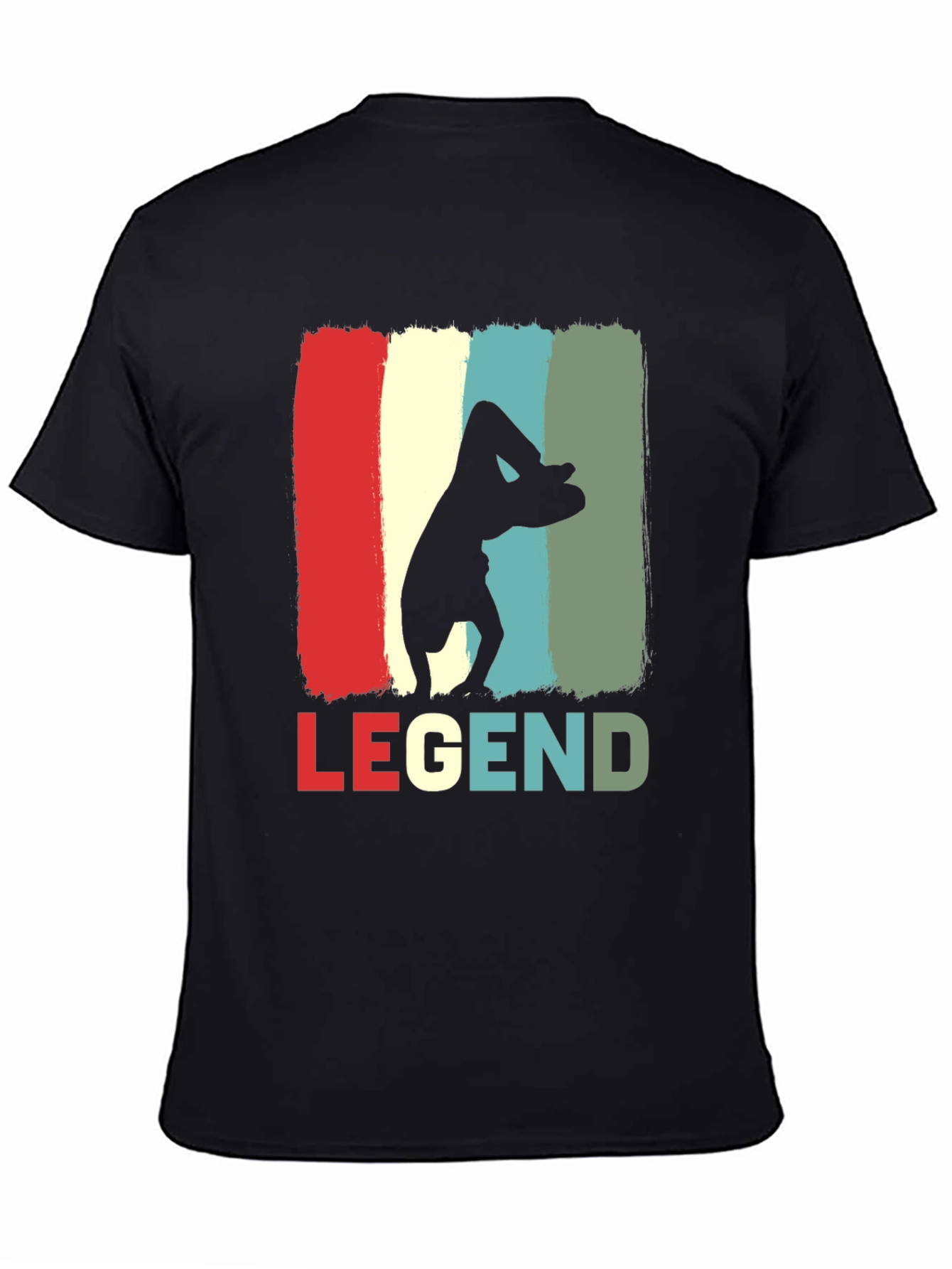 Retro Yoga Legend Tee - Soft Cotton Comfort