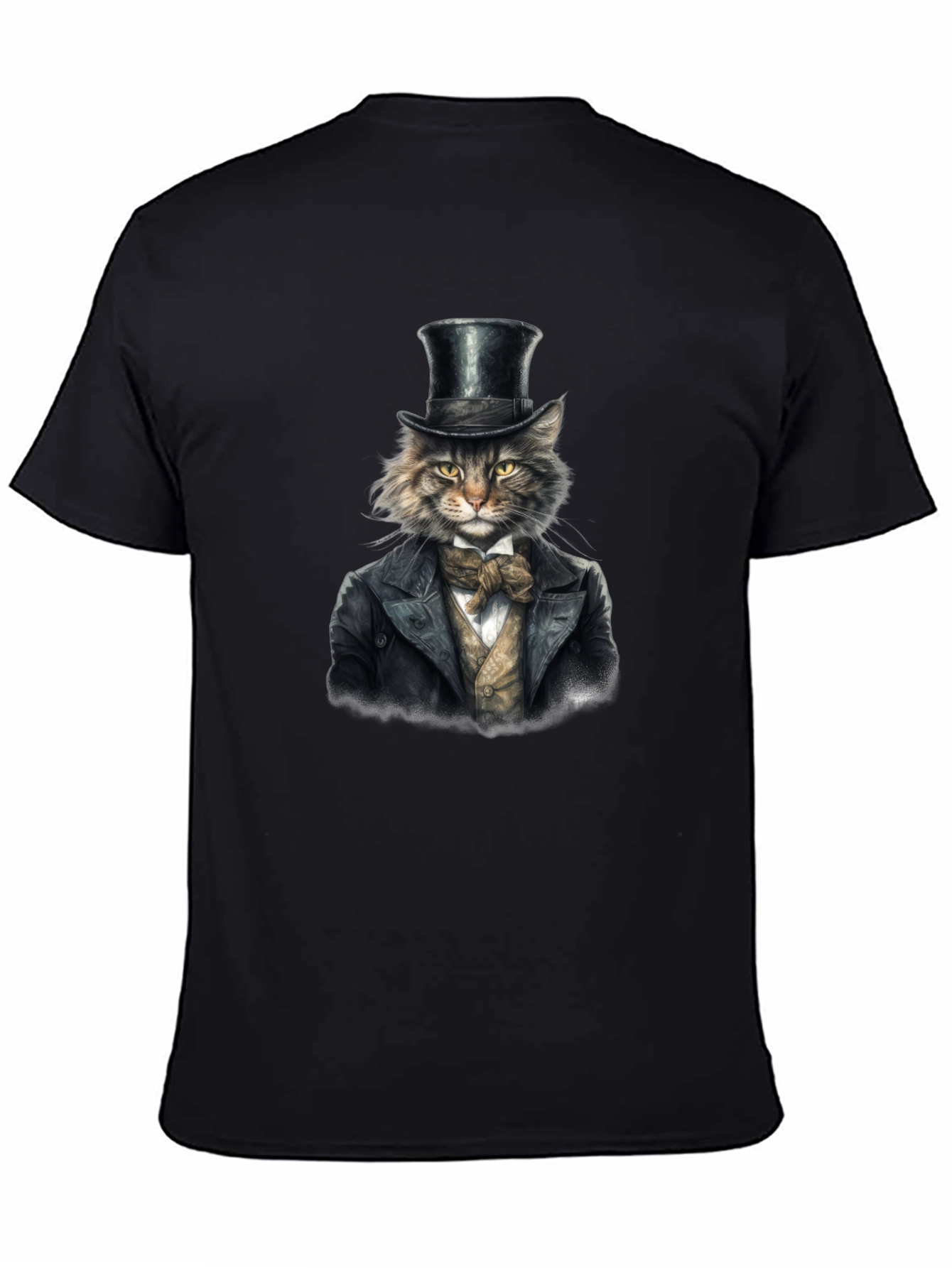 Dapper Cat T-Shirt - Top Hat & Tuxedo