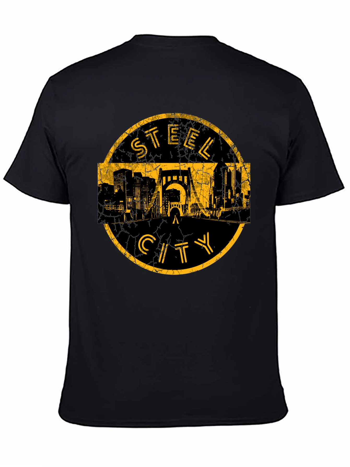 Steel City T-Shirt - Mens Black Graphic Tee