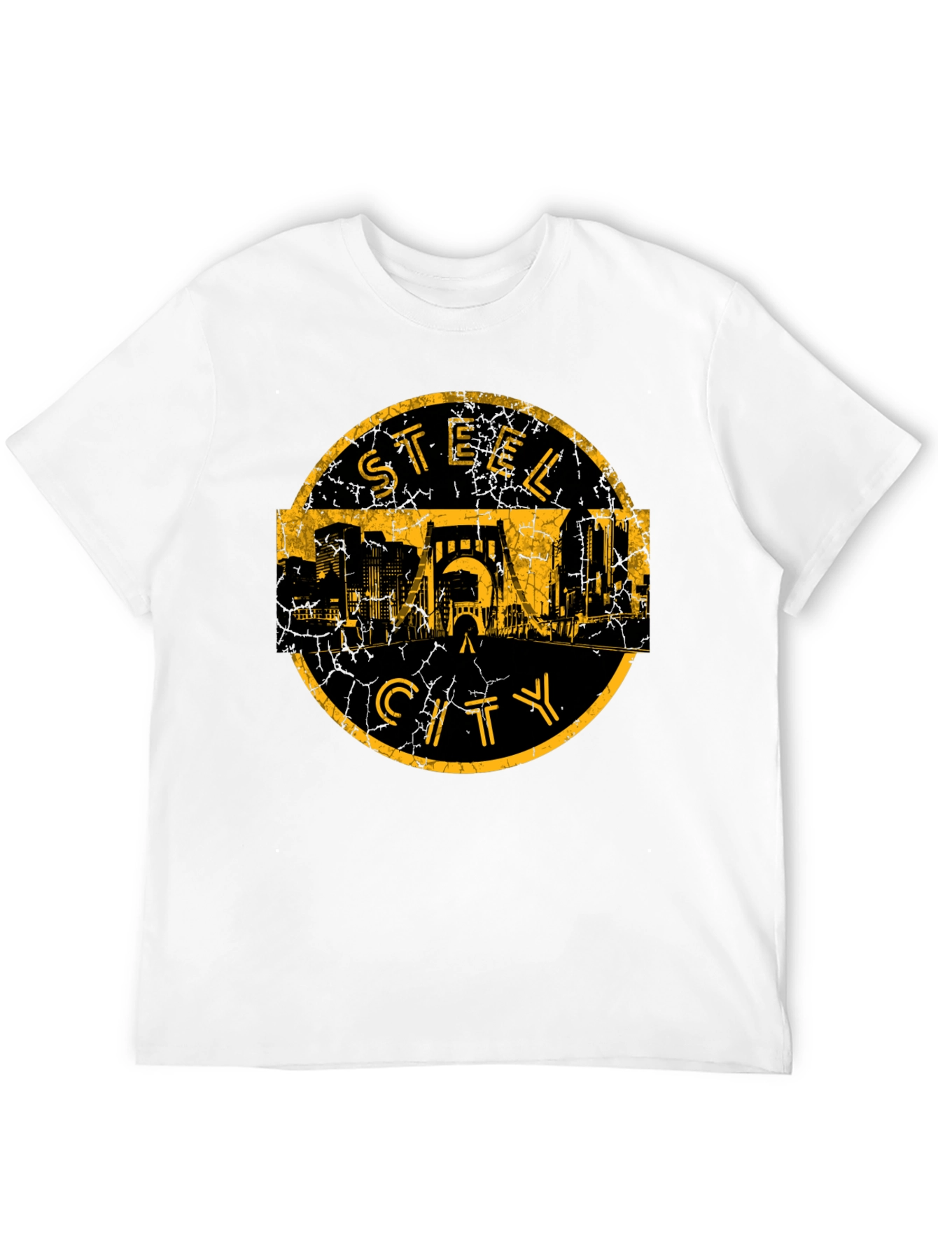 Steel City T-Shirt - Mens Black Graphic Tee