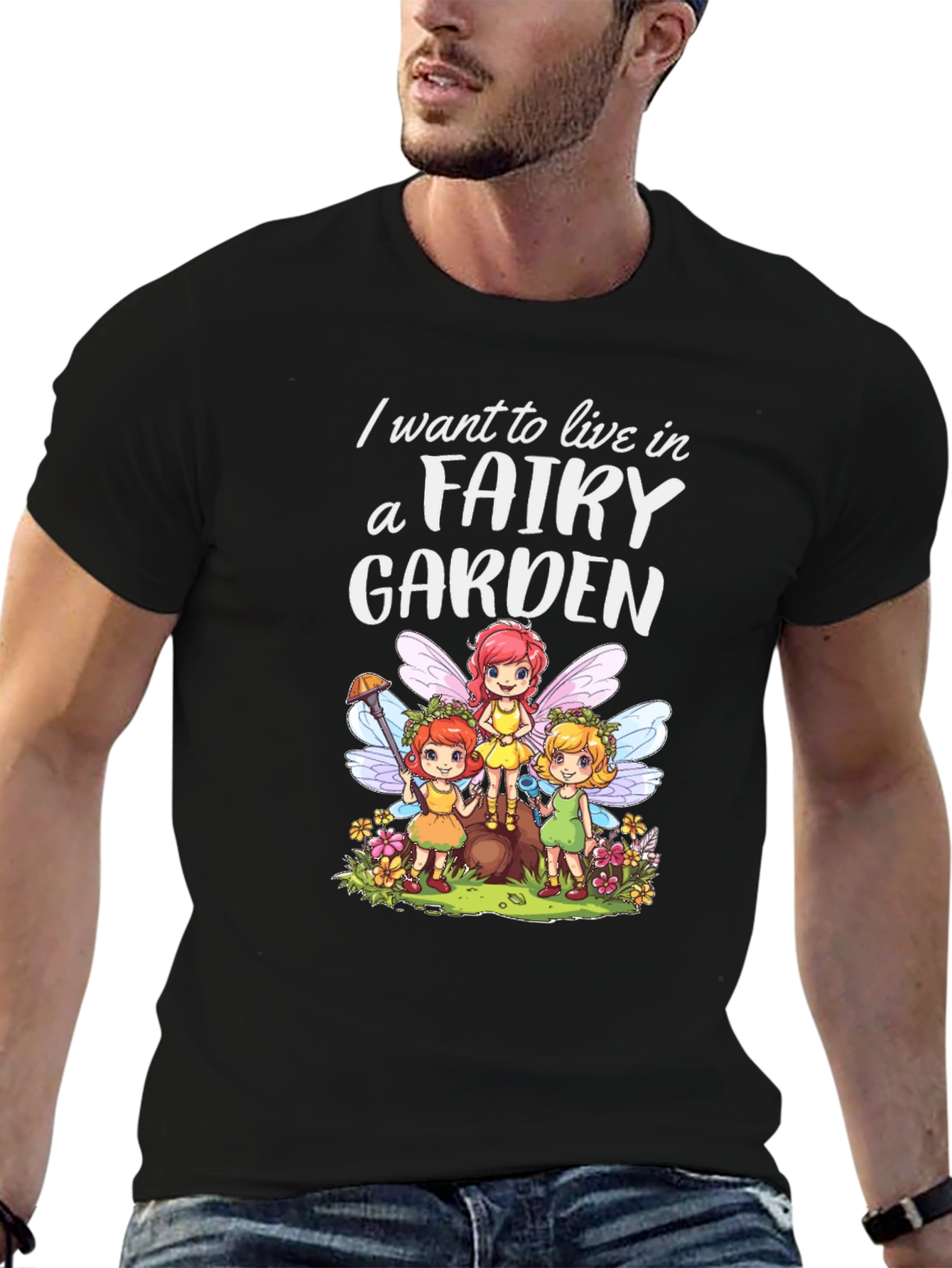 Fairy Garden Graphic Tee - Live The Dream!